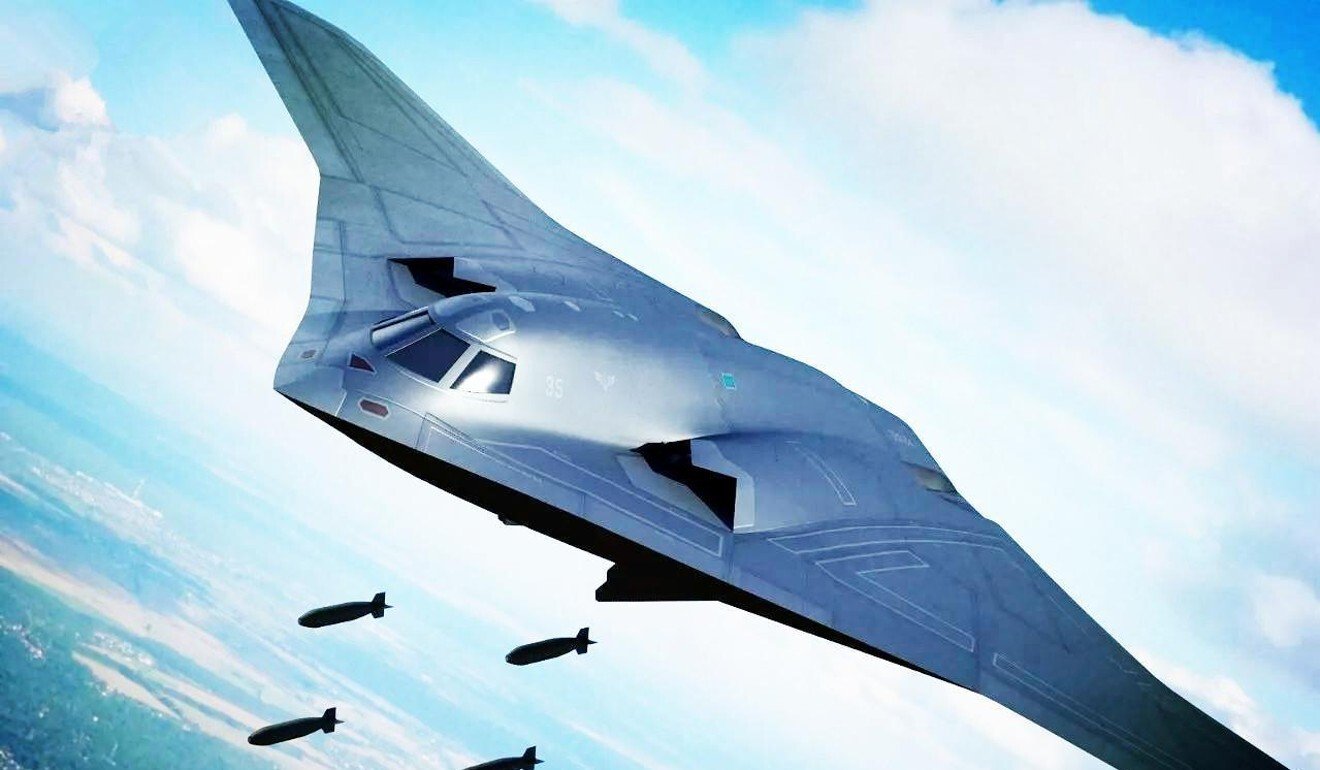 Artist’s impression of China’s planned H-20 bomber. Photo: Weibo
