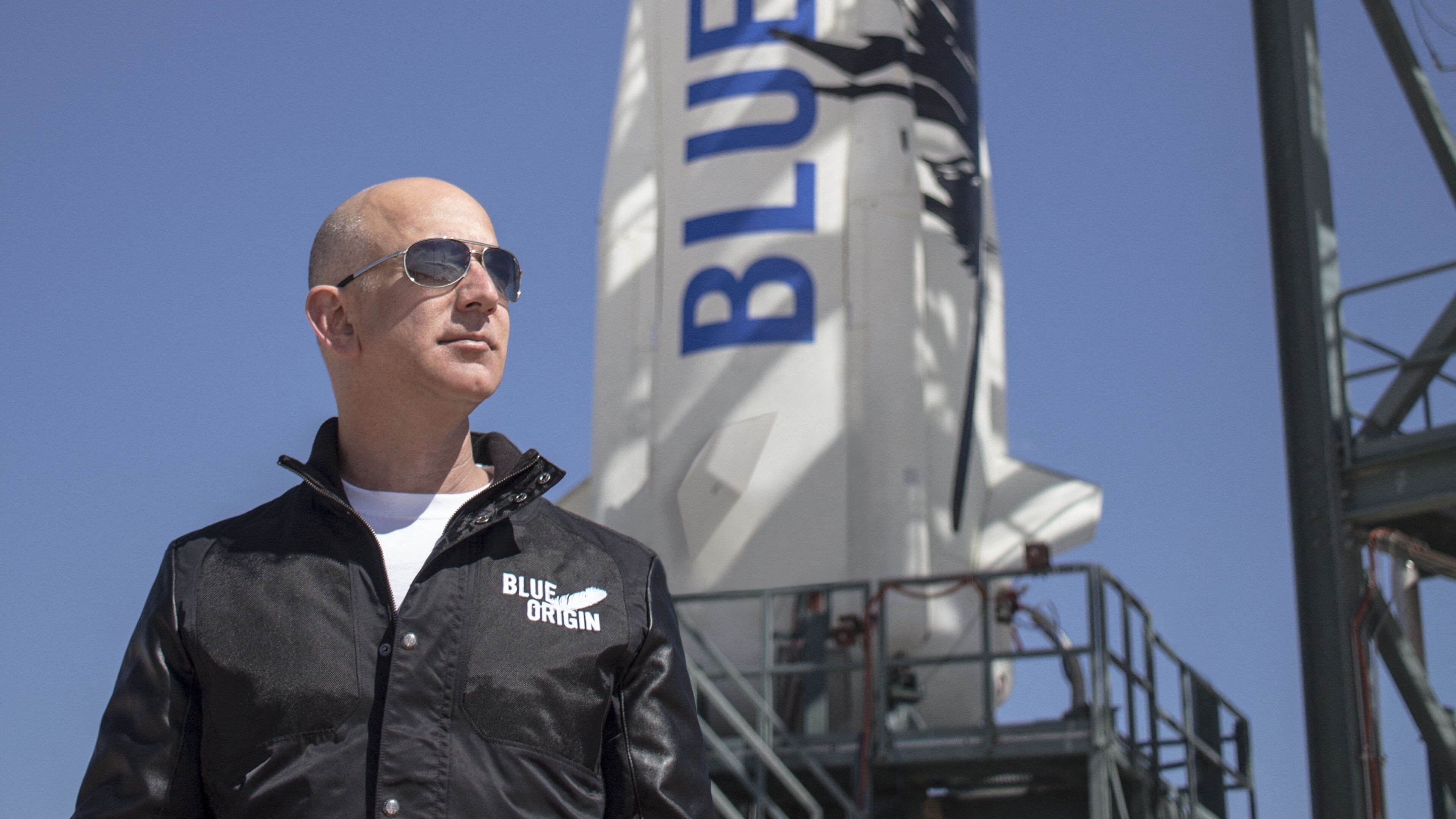 Jeff Bezos, founder of Blue Origin. File photo: AFP