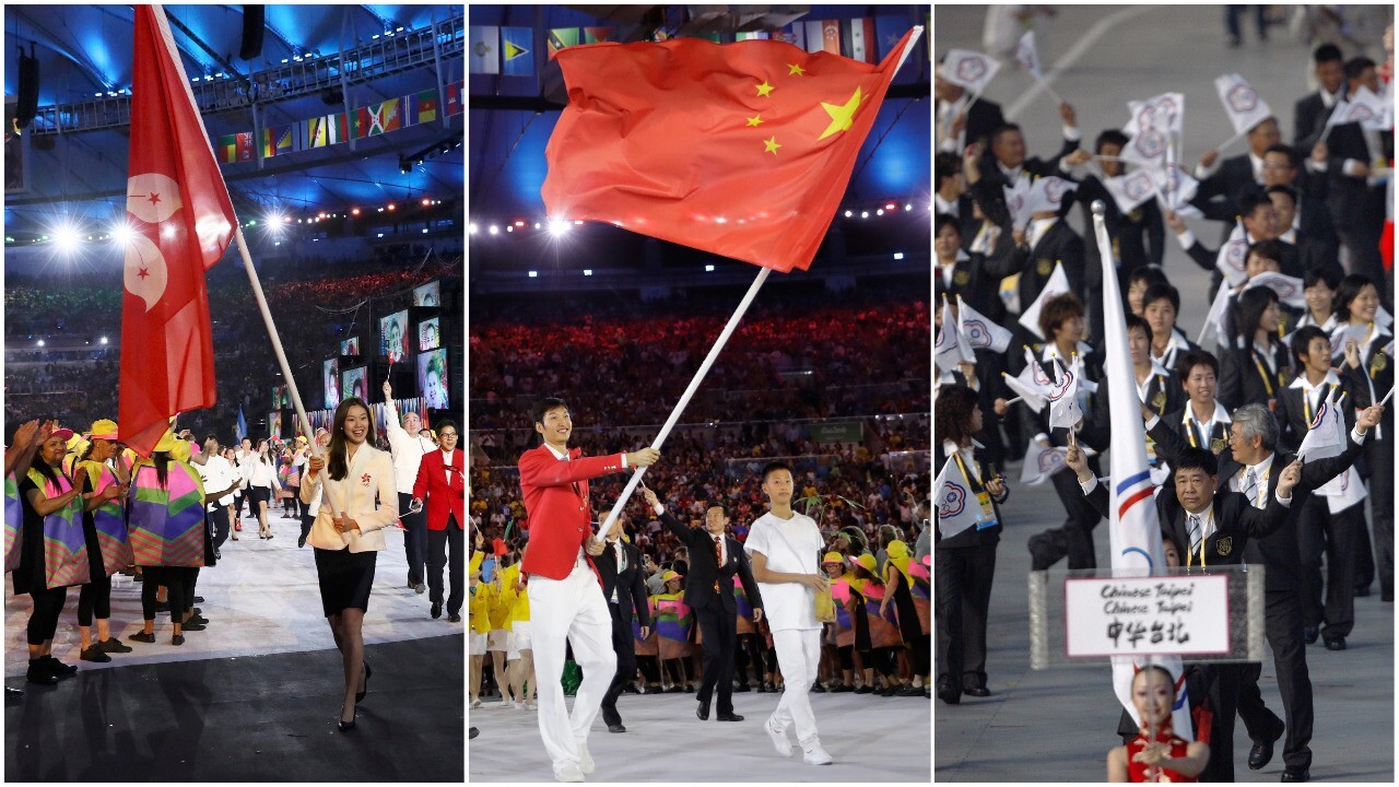 Teams from Hong Kong, China and Taiwan march under different names and flags at the Olympic Games opening ceremony. Photos: Reuters, AP, Robert Ng