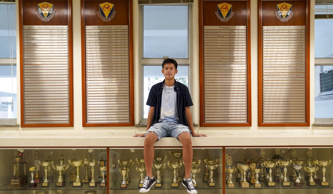 Martin Leung, of Queen Elizabeth School in Mong Kok, was one of seven students to achieve a perfect score in this year’s DSE. Photo: Sam Tsang
