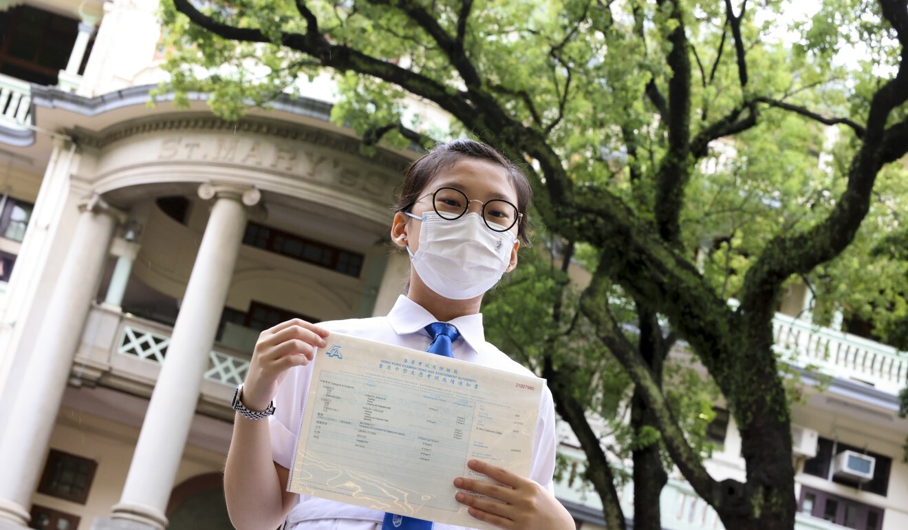 DSE super achiever Serena Yu says she hopes to study medicine in Hong Kong. Photo: May Tse