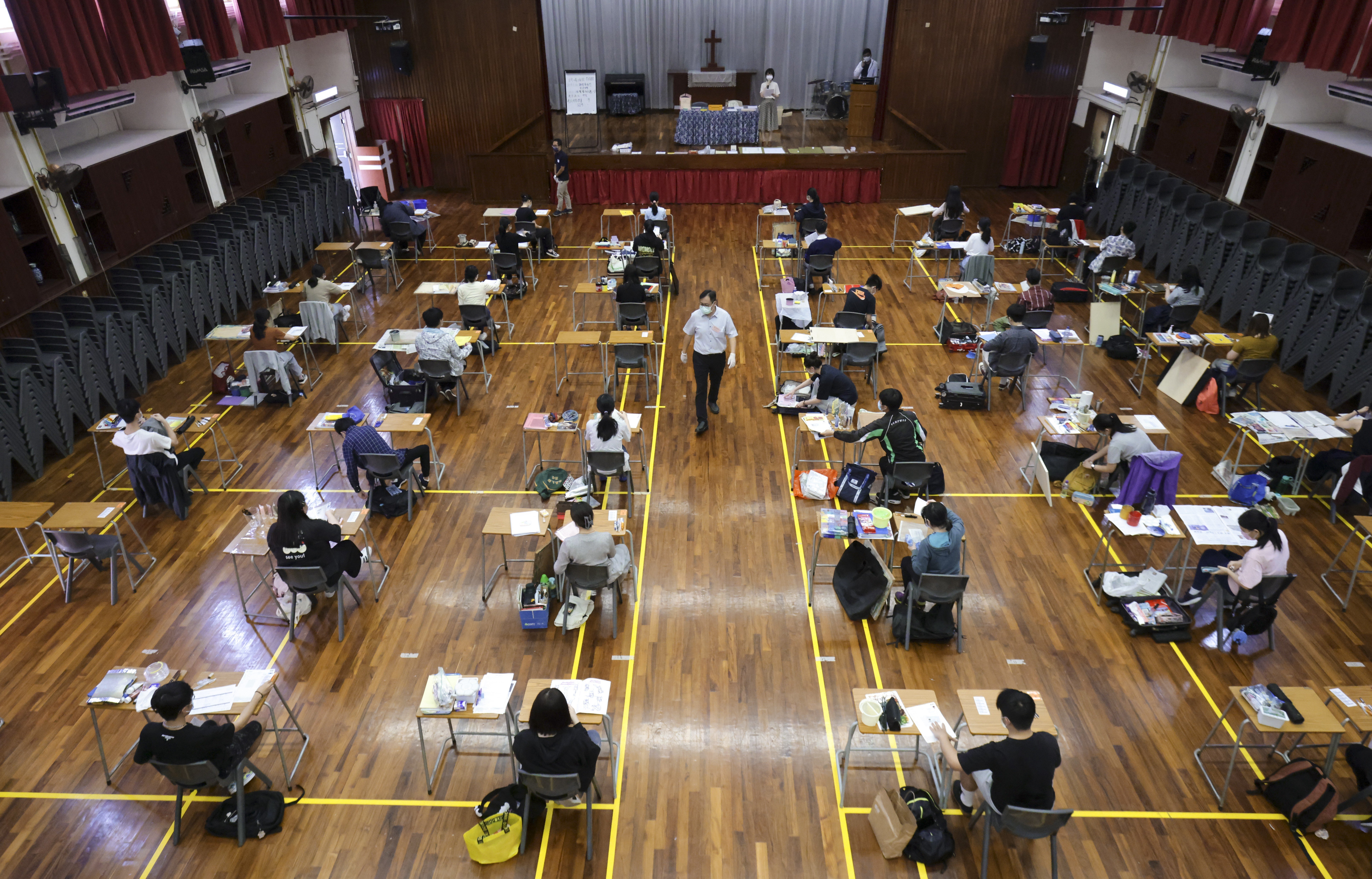 Nearly 50,000 students sat for this year's DSE exams - the fewest since they were introduced in 2012. Photo: SCMP/ May Tse