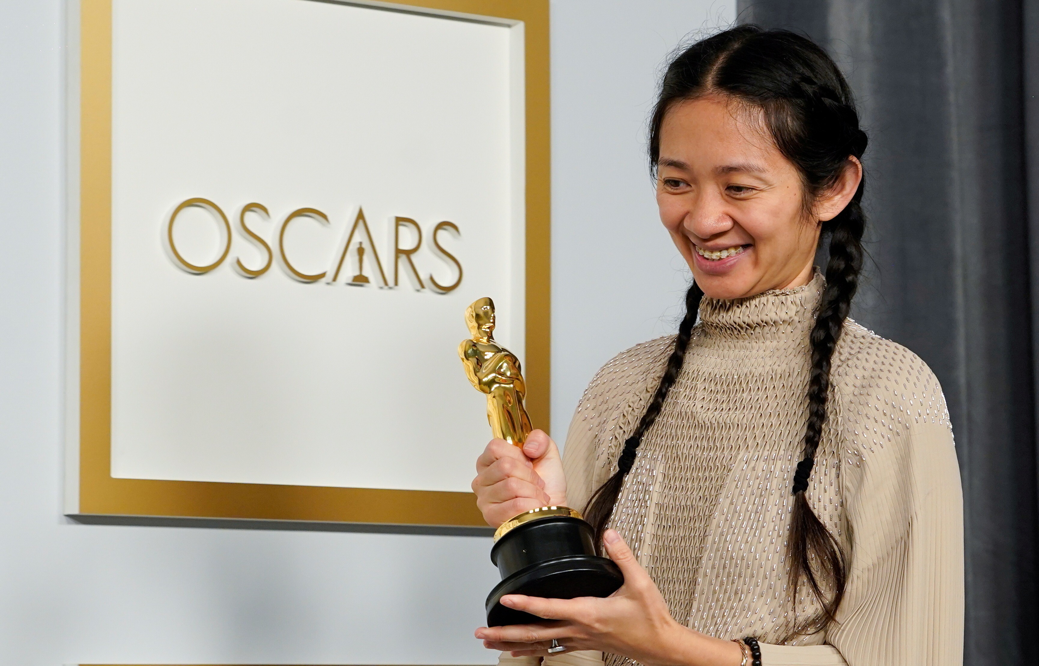 Chloe Zhao’s film Nomadland won the best picture Oscar in April. Photo: Reuters