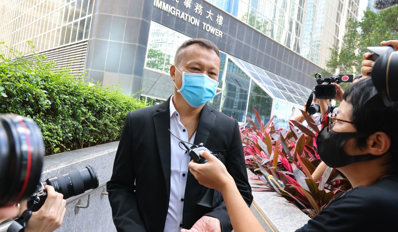 Ng Wai-nam, convicted of rioting and conspiracy to wound, was sentenced to four years in jail on Thursday. Photo: Dickson Lee