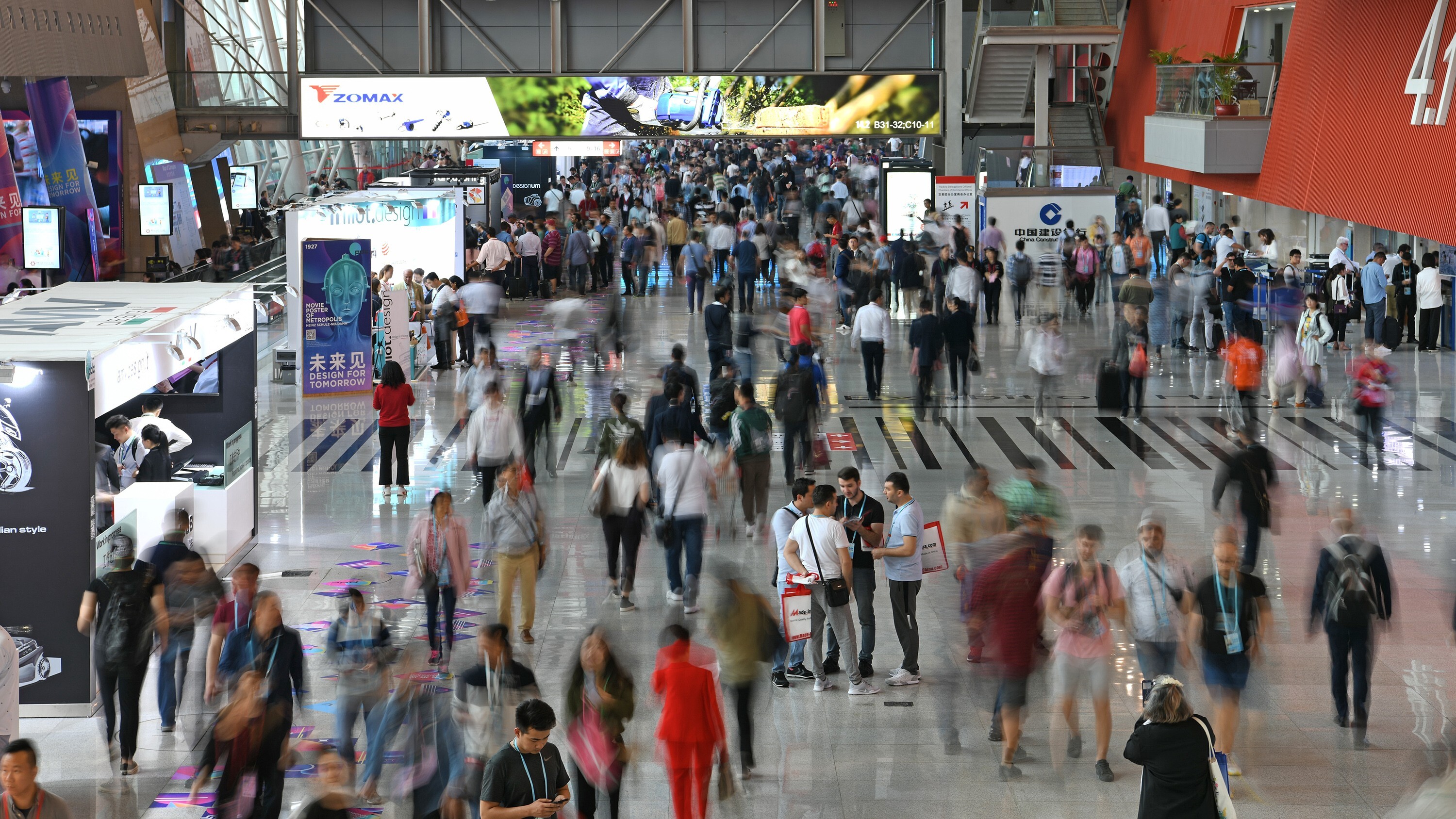 The biannual Canton Fair will return with on-site exhibitions in October after holding the three previous events online. Photo: Xinhua
