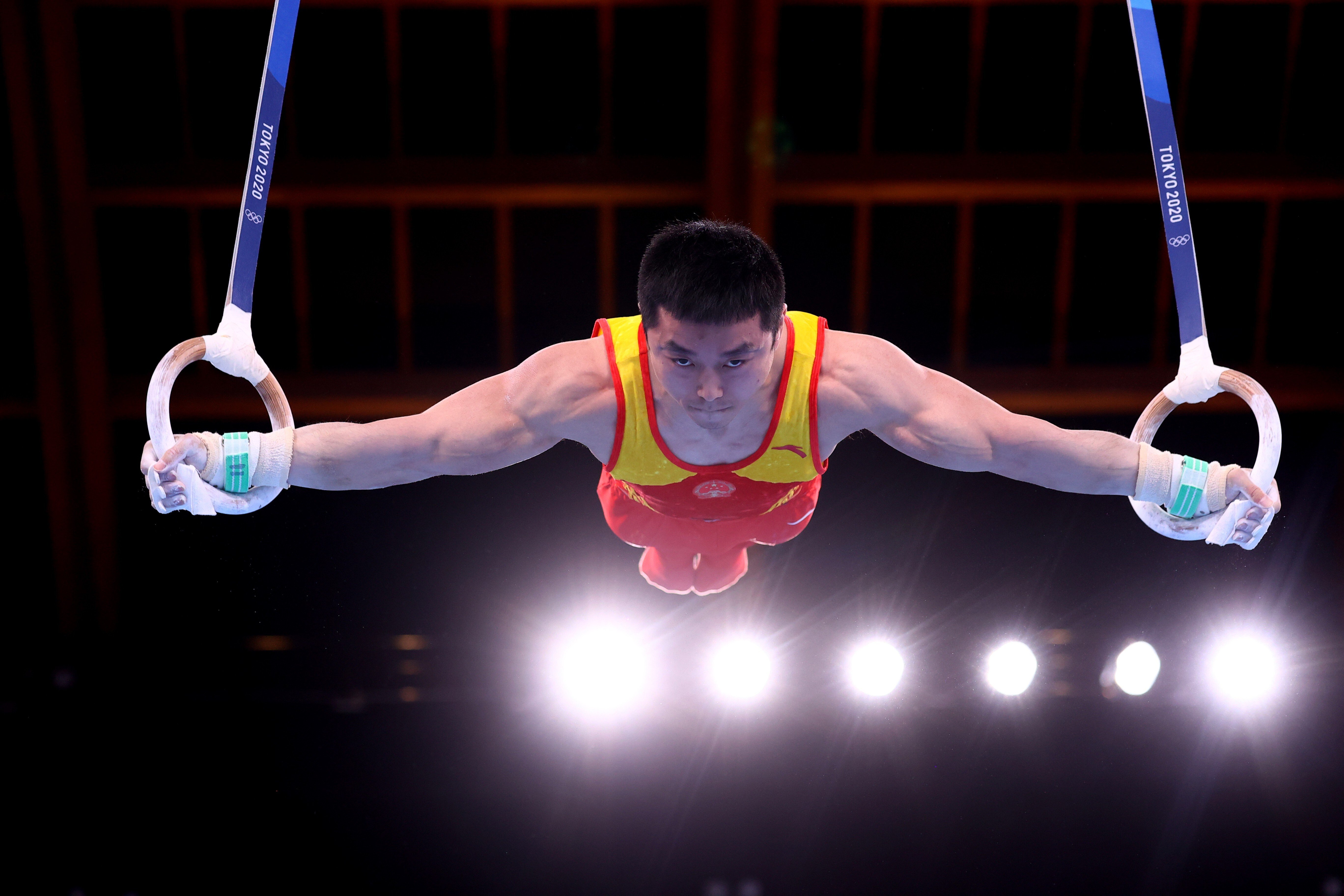 Liu Yang of China will be aiming for gold on the rings.