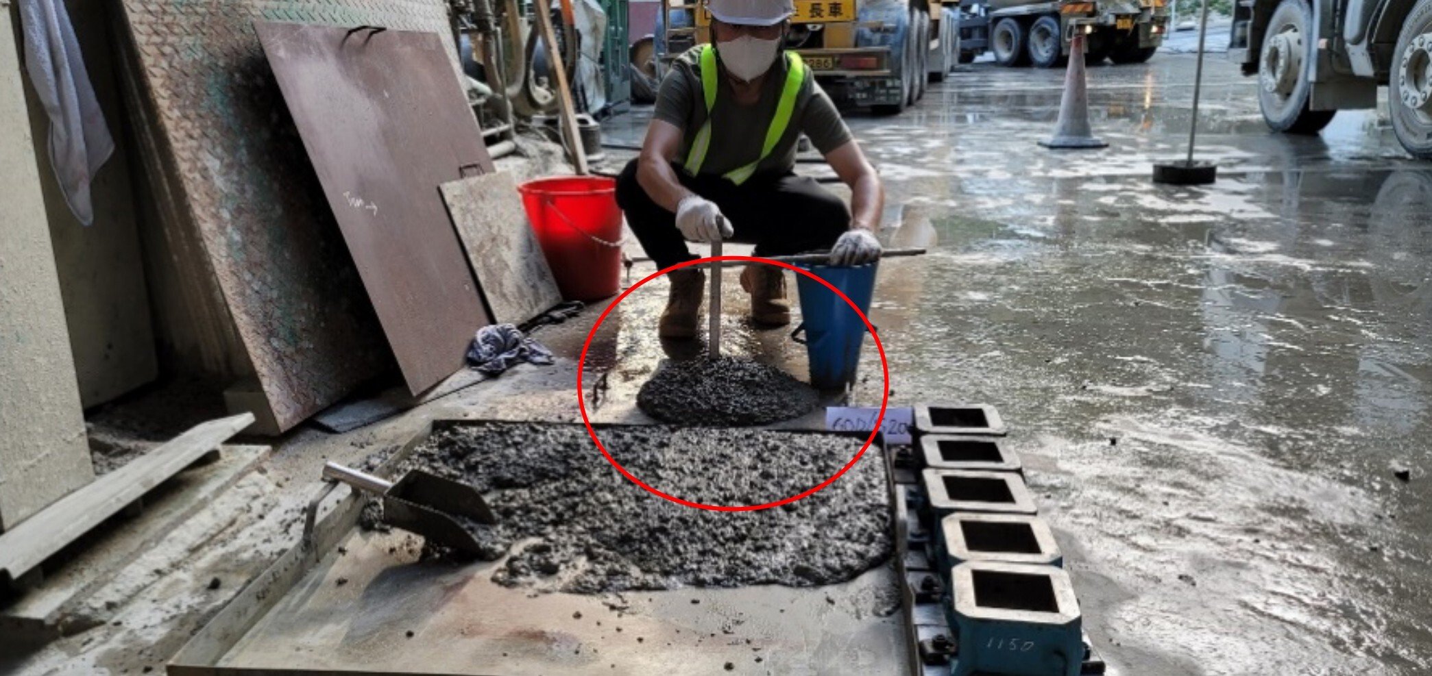 Sun Hung Kai Properties will produce different grades of concrete in different shades of grey to allow on-site workers and supervisors to easily distinguish them and eliminate human error. Photo: Handout