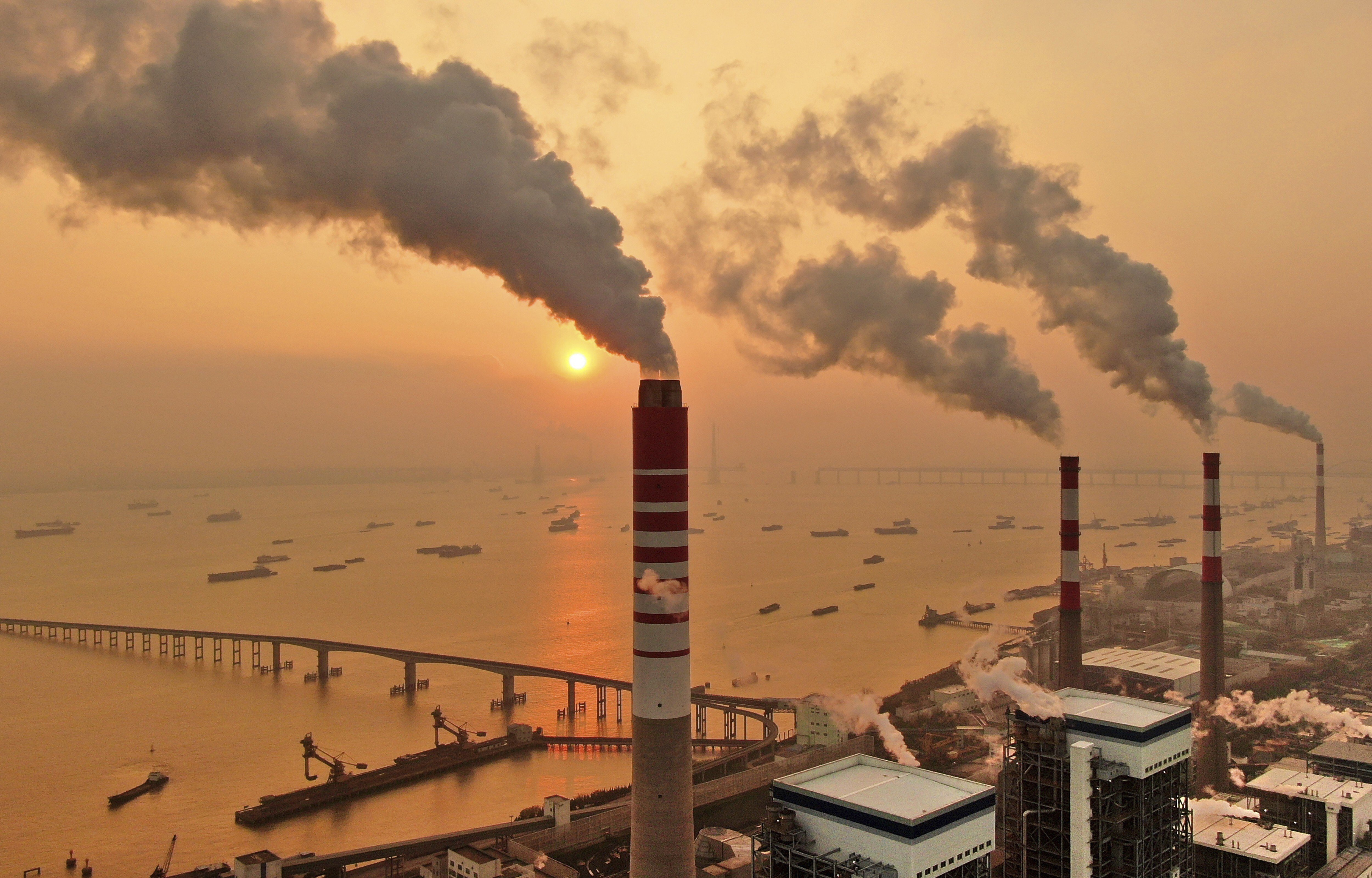 China is aiming to be carbon neutral by 2060. Photo: Chinatopix via AP