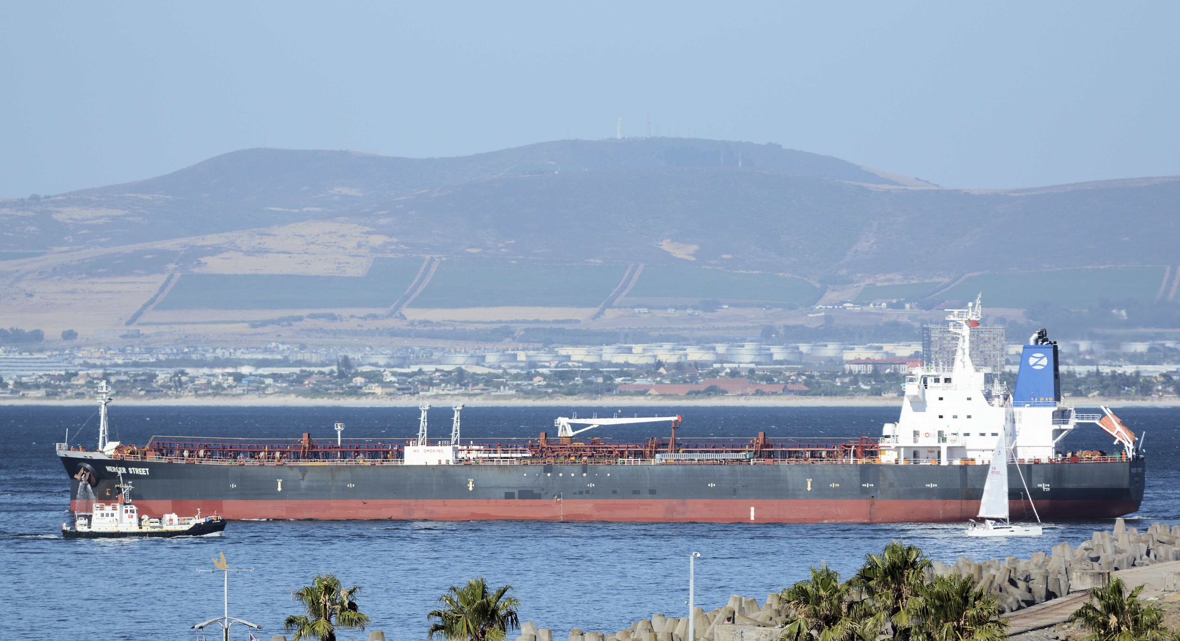 The Liberian-flagged oil tanker Mercer Street reportedly came under attack off the coast of Oman in the Arabian Sea, authorities said on Friday. Photo: AP