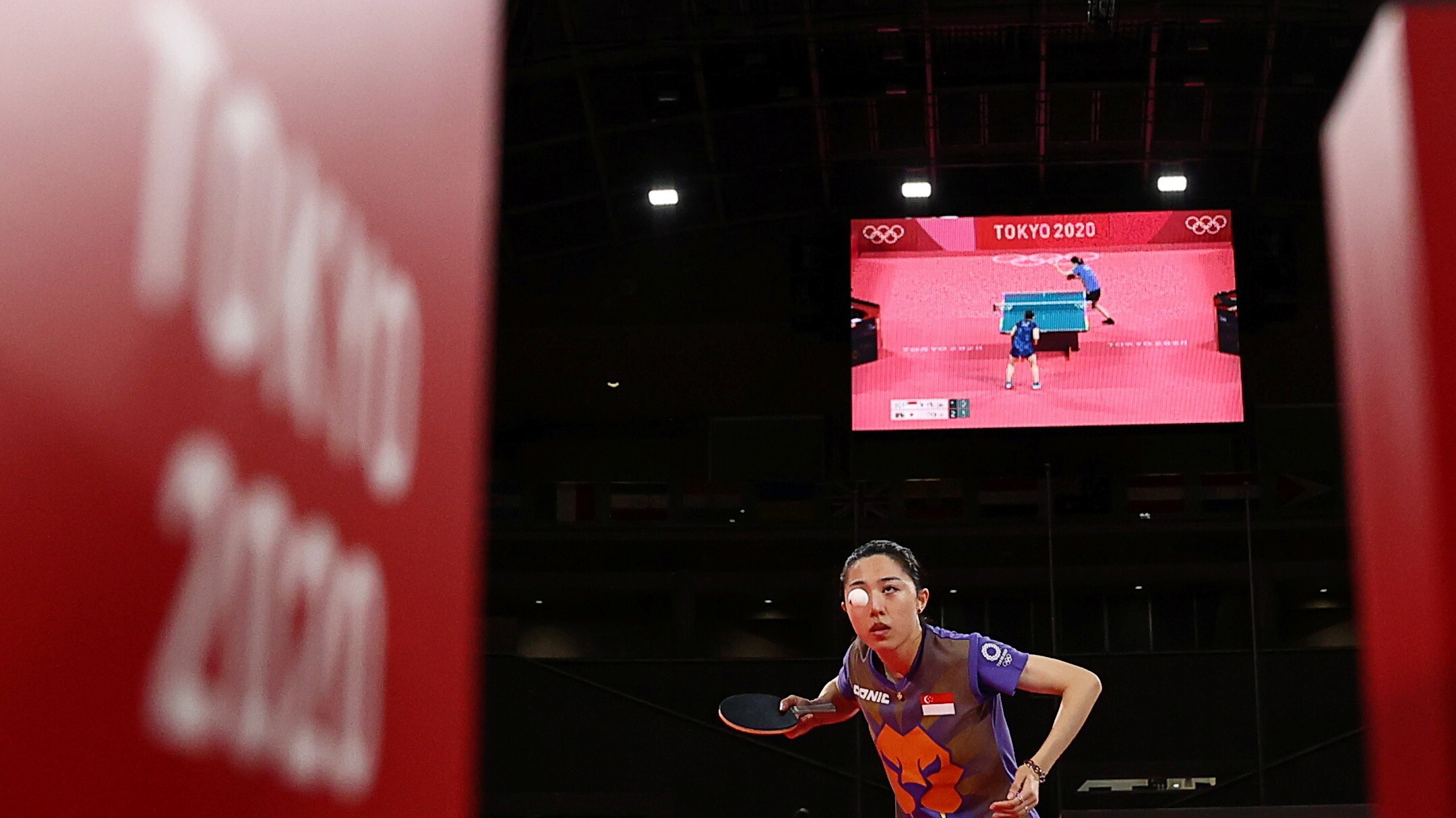 Singapore’s best medal hopes could now rest on the shoulders of Yu Mengyu and her table tennis teammates. Photo: Reuters