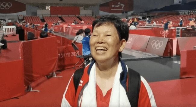 Ni Xialian is the oldest table tennis competitor in Olympics history. While representing Luxembourg, the Chinese native is being dubbed the ‘Shanghai auntie’. Photo: 163.com