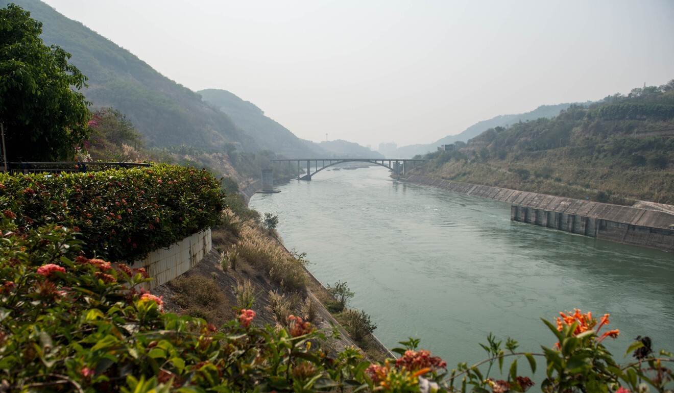 The lower reaches of the Jinghong hydropower dam in 2016. Photo: Xinhua