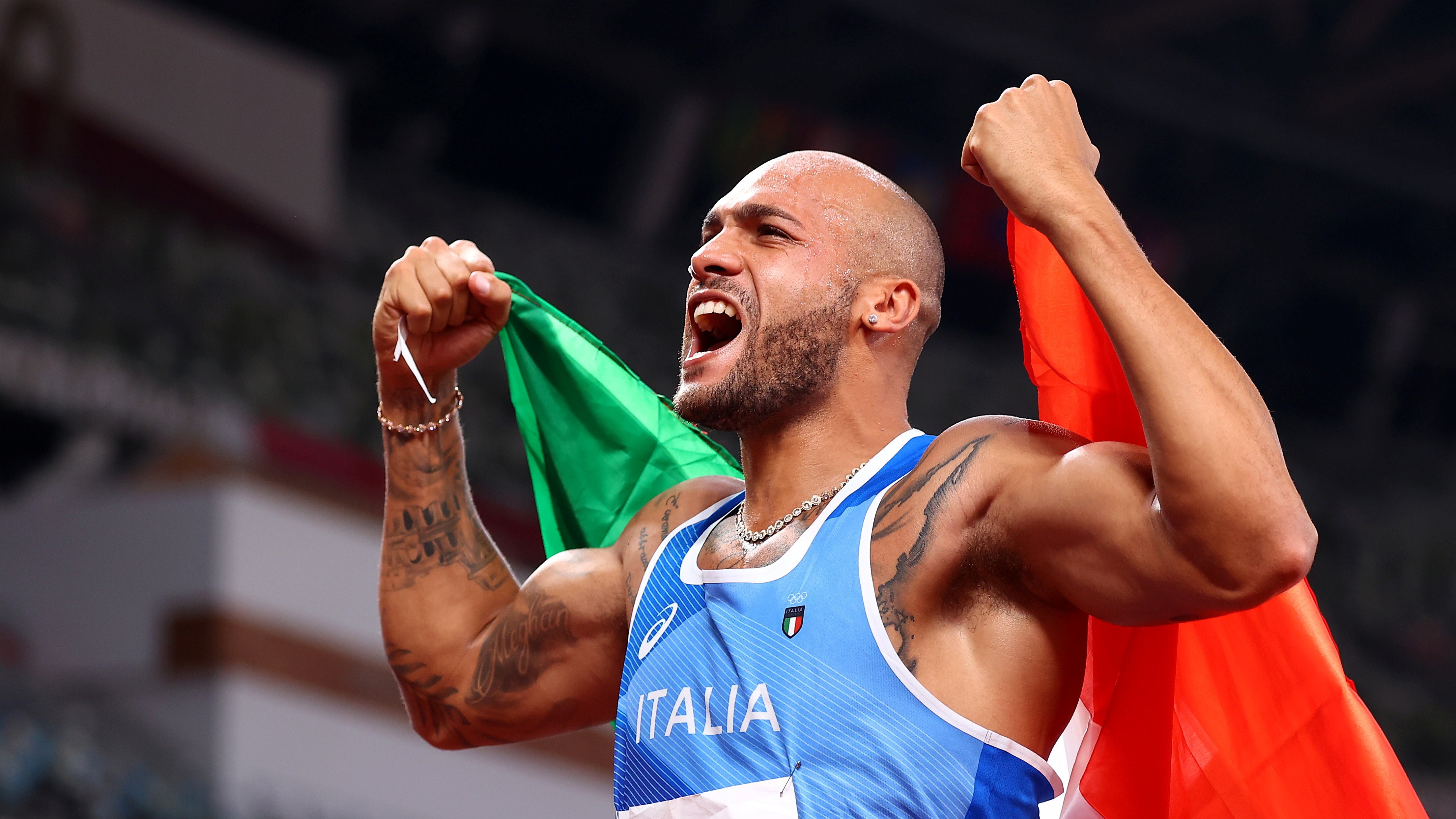 Italy’s Lamont Marcell Jacobs emerged from nowhere to be crowned fastest man on earth at the Tokyo Olympics. Photo: Reuters
