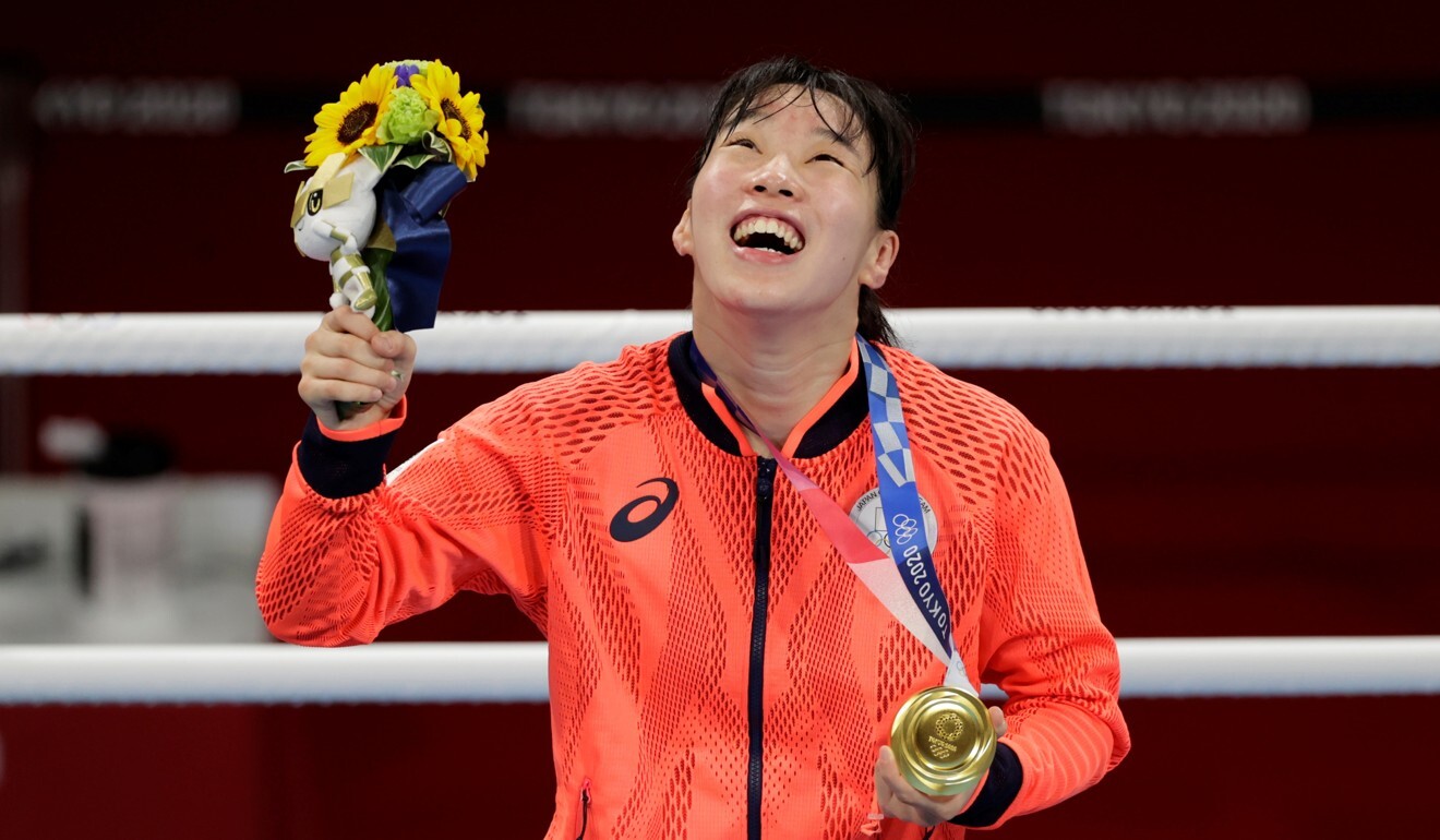 Sena Irie became Japan’s new star after winning gold in boxing. Photo: Reuters