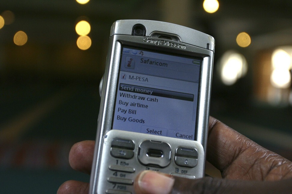 The M-Pesa mobile payment service provided by Safaricom, in Nairobi on May 12, 2009. Photo: Reuters