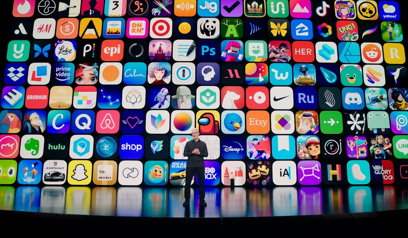 Tim Cook at the 2021 Worldwide Developer Conference. Photo: Handout