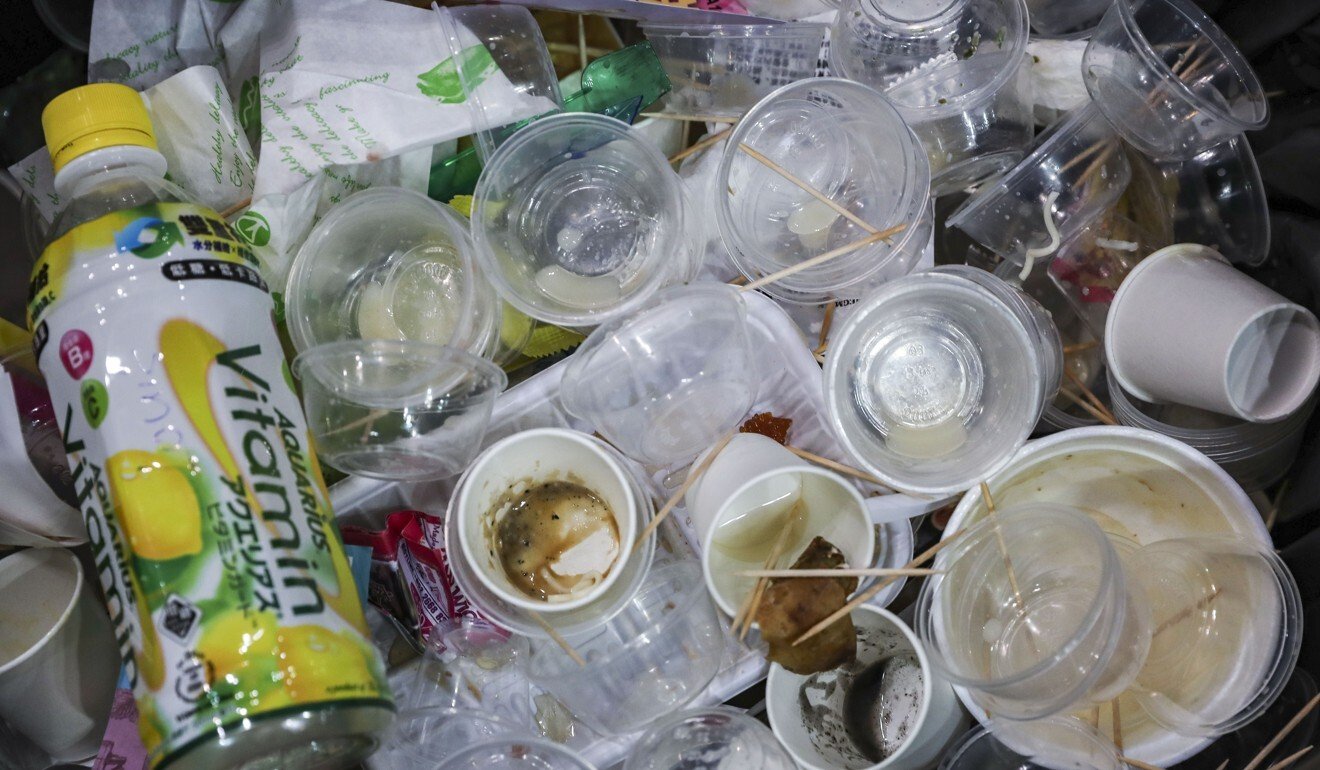 Hongkongers toss out an estimated 1,940 pieces of plastic cutlery per person every year, according to 2019 data. Photo: K. Y. Cheng