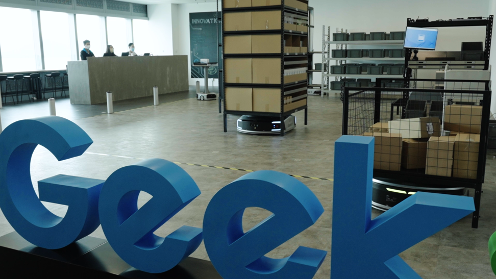 The new R&D centre that Geek+ opened at HKSTP gives the company the space it needs to test and showcase its robotic products and logistics solutions.