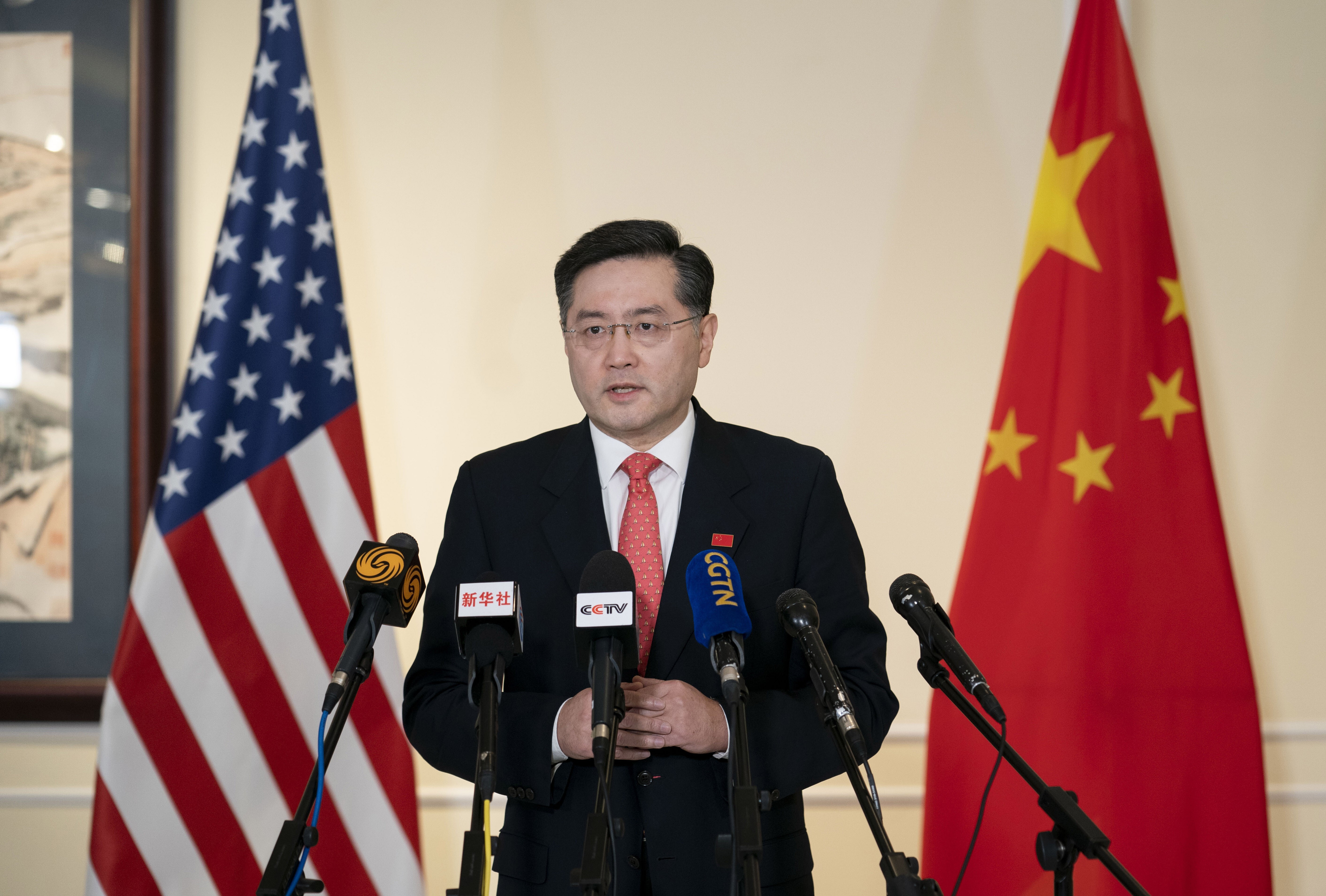 China's ambassador to the United States Qin Gang “stressed that people-to-people relations underpin state-to-state relations”, according to China’s foreign ministry. Photo: Xinhua