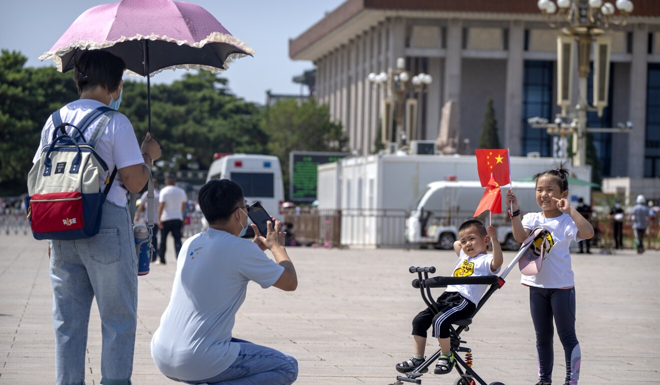 China will now allow families to have a third child. Photo: AP