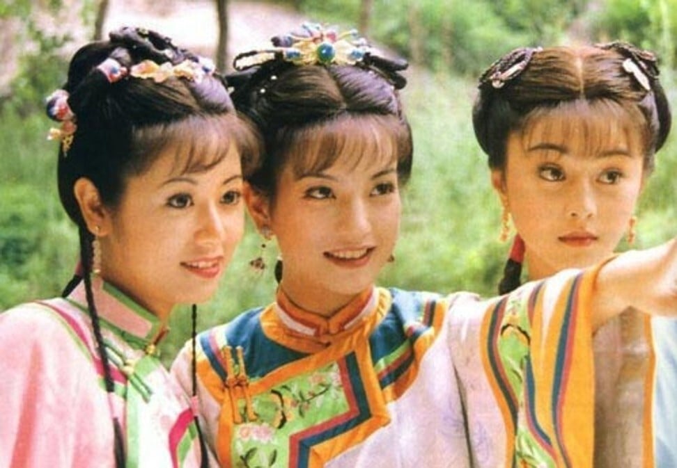 Lin Xinru (left), Zhao Wei (centre) and Fan Bingbing became megastars after their roles in the television show My fair princess. Photo: Handout