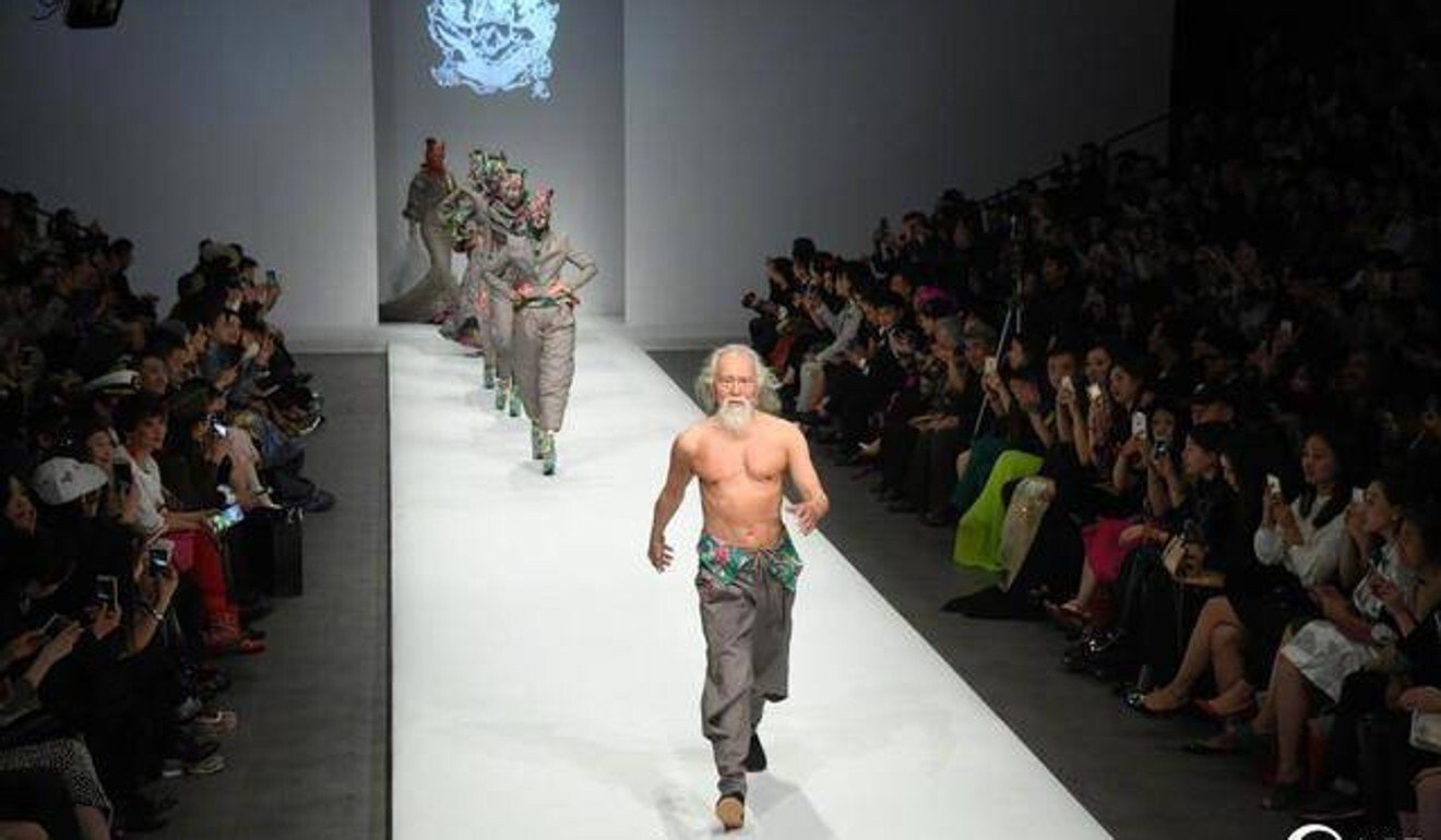 This 80 year old hottest grandfather in China just walked the ramp and  women across the globe are going crazy