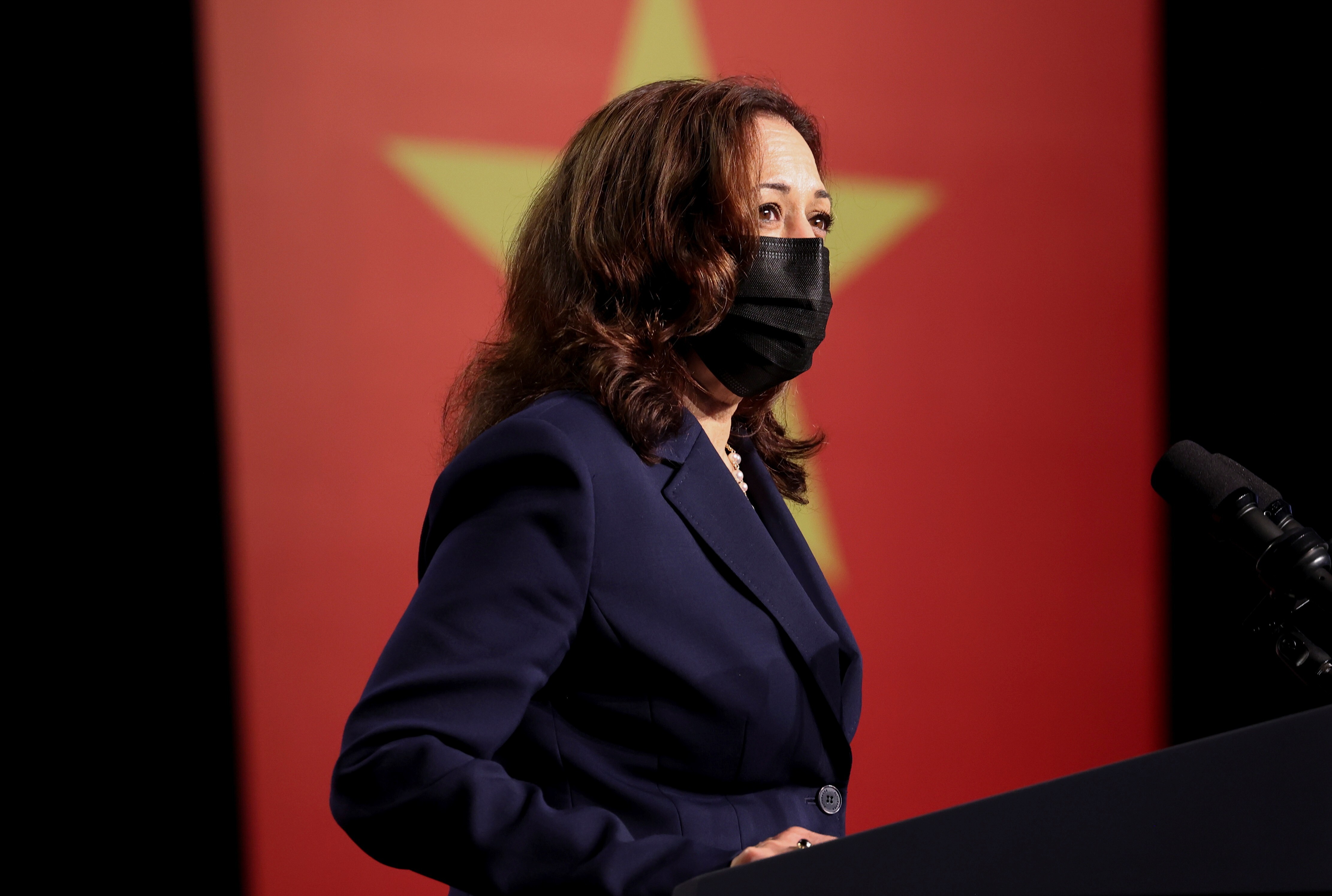 US Vice-President Kamala Harris’ two-day trip to Vietnam is part of a Southeast Asian diplomatic charm offensive that first took her to Singapore. Photo: Reuters
