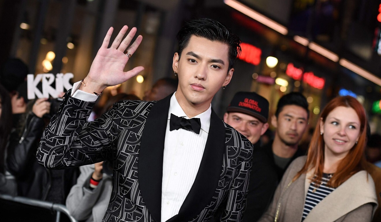 Chinese-Canadian pop idol Kris Wu attending the premiere of Paramount Pictures'