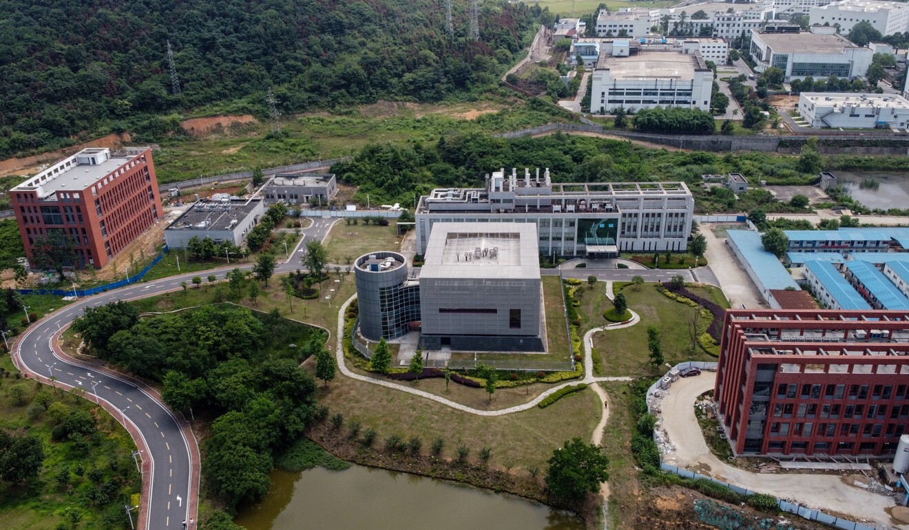 This aerial view shows the P4 laboratory (centre) on the campus of the Wuhan Institute of Virology in Wuhan in China's central Hubei province. Photo: AFP