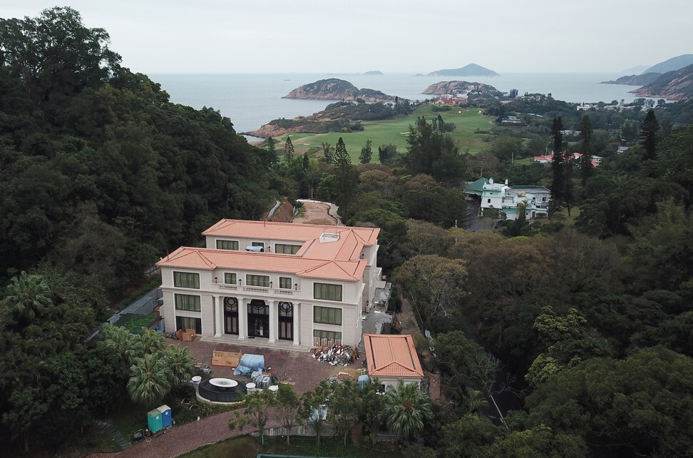 A view of the residence of Tencent Holding’s founder Pony Ma Huateng at 13 Big Wave Bay Road in Shek O on 8 March 2018. Photo: Winson Wong