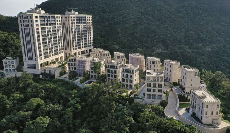 The Mount Nicholson enclave at 8 Mount Nicholson at The Peak in Hong Kong, which often tops Asia’s lists of the most expensive homes by square footage, on 26 June 2019. Photo: Martin Chan.