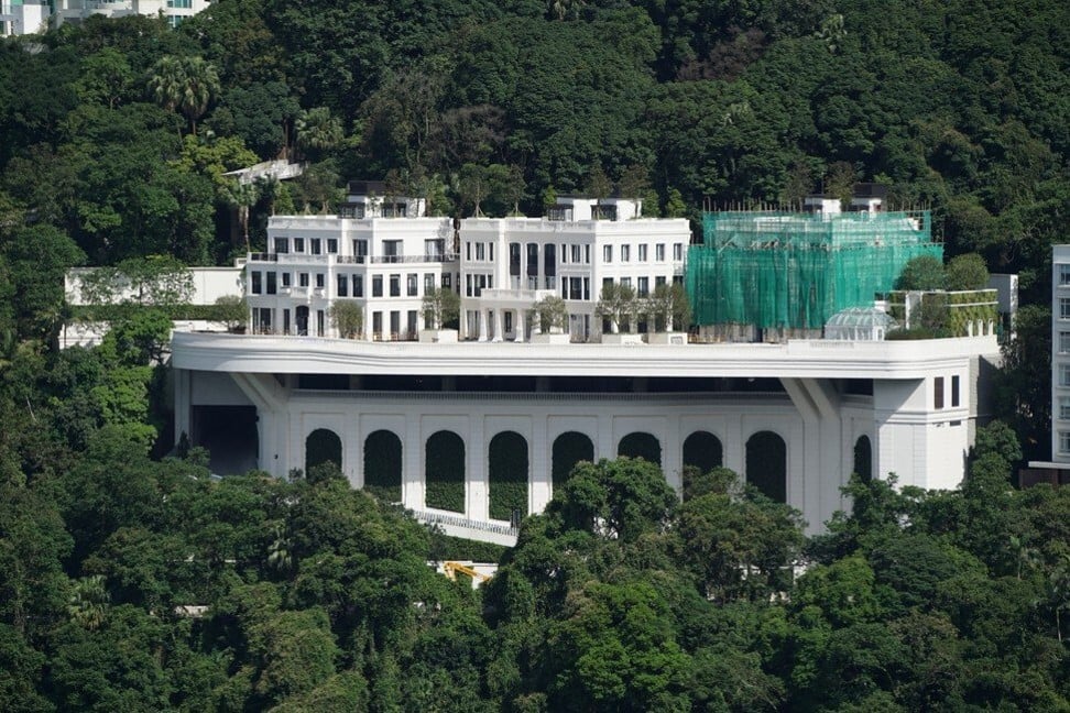 The Lee family’s dream house at 35 Barker Road, The Peak, undergoing construction in July 2018. Photo: Wikipedia