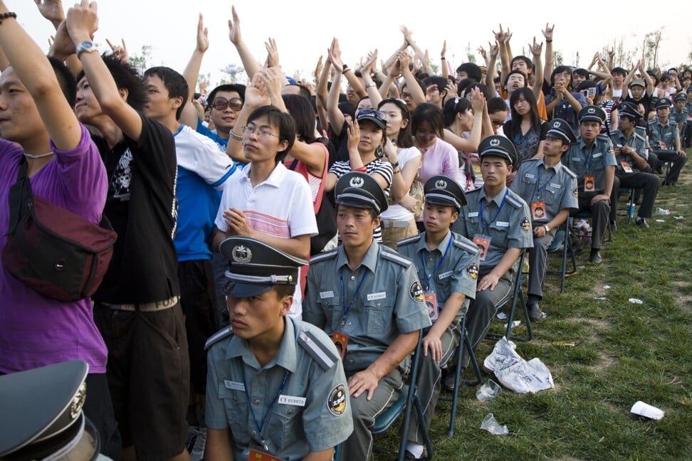 Heavy security is often required to protect stars from overzealous fans. Photo: Getty