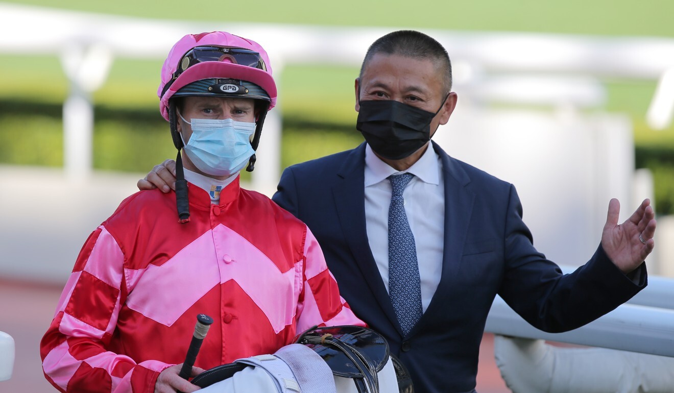 Danny Shum (right) provided Zac Purton with more winners than any other trainer last season.