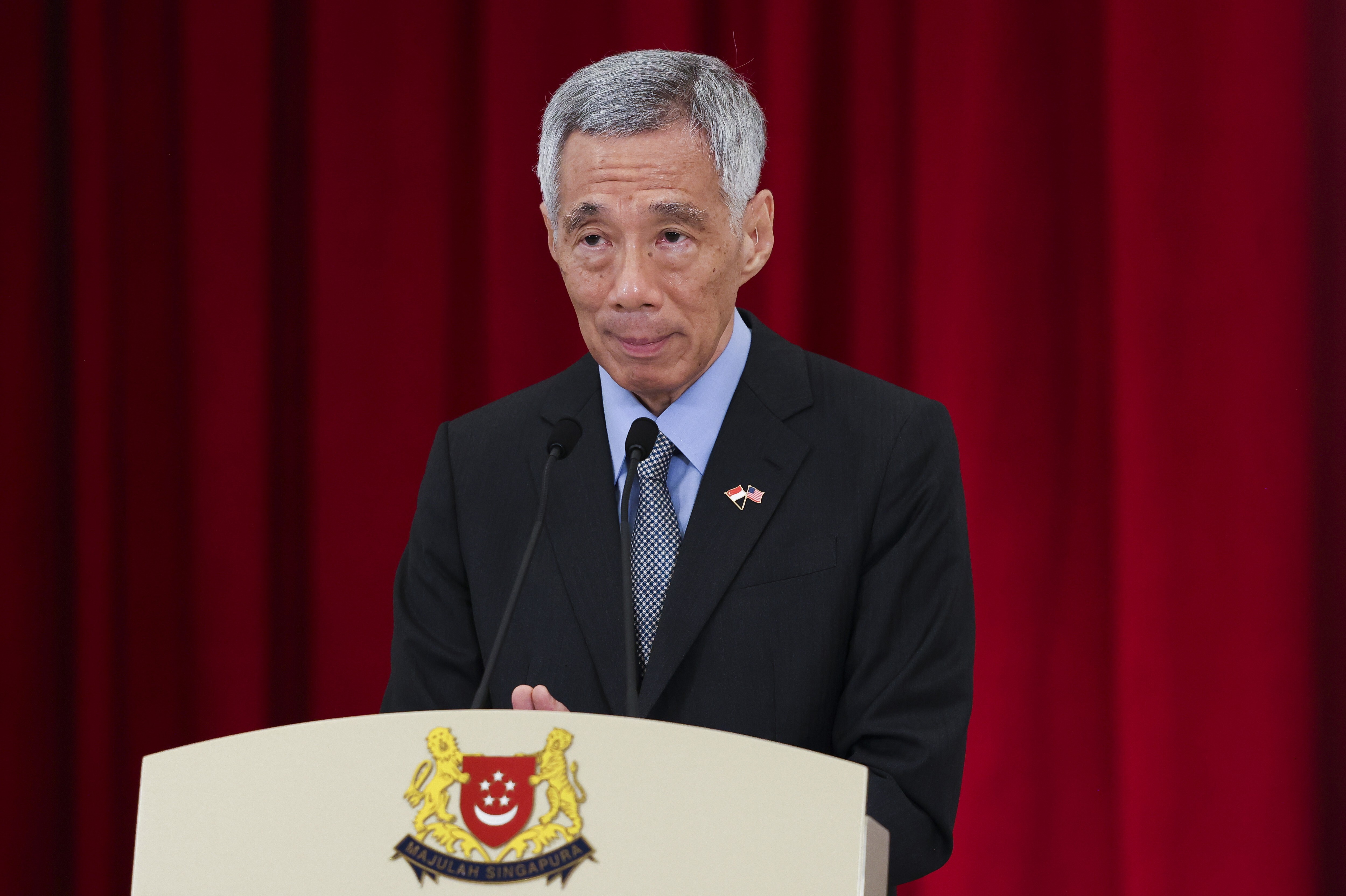 Singapore‘s Prime Minister Lee Hsien Loong pictured last month. Photo: AP