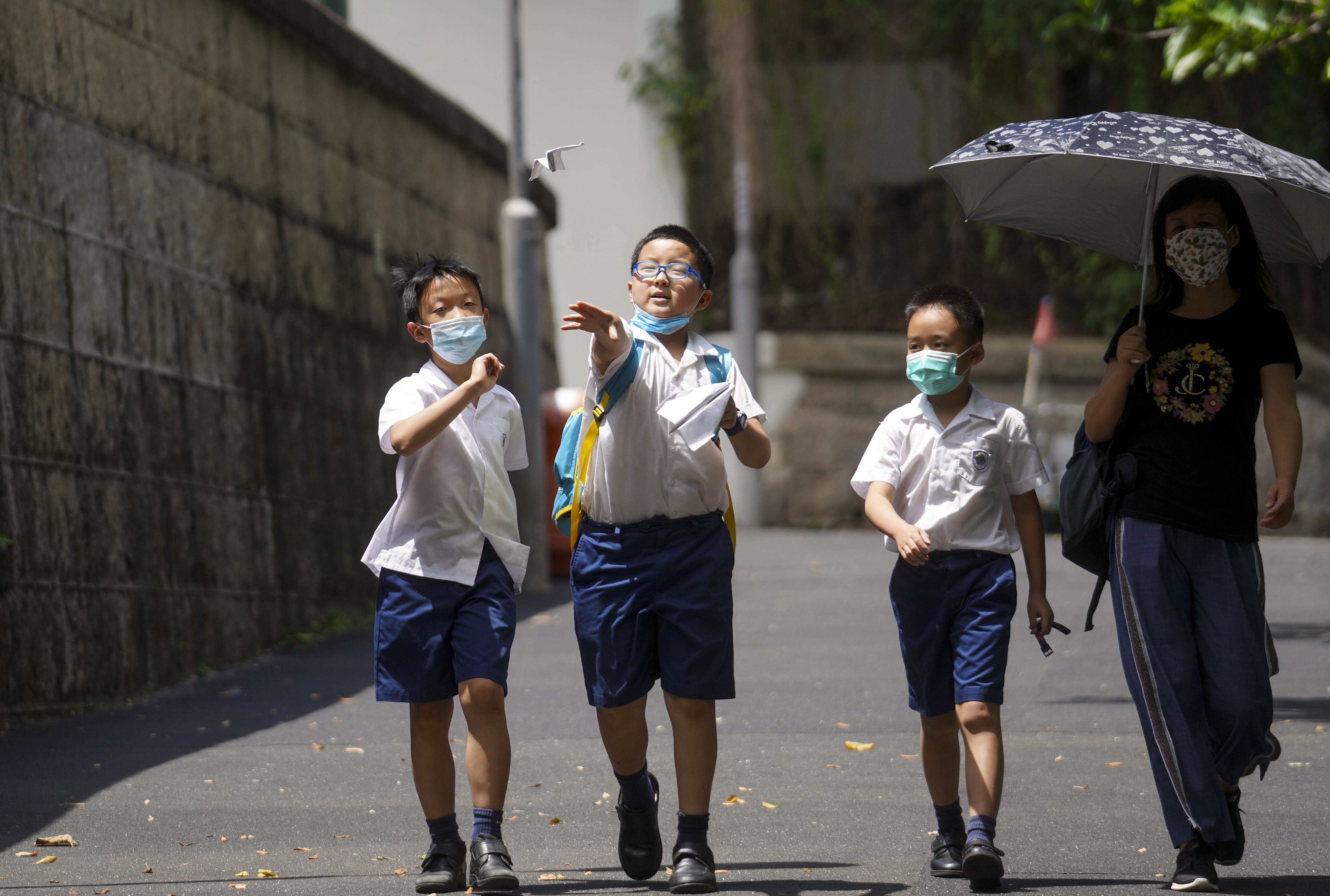 The new school term in Hong Kong began on September 1. Photo: Winson Wong