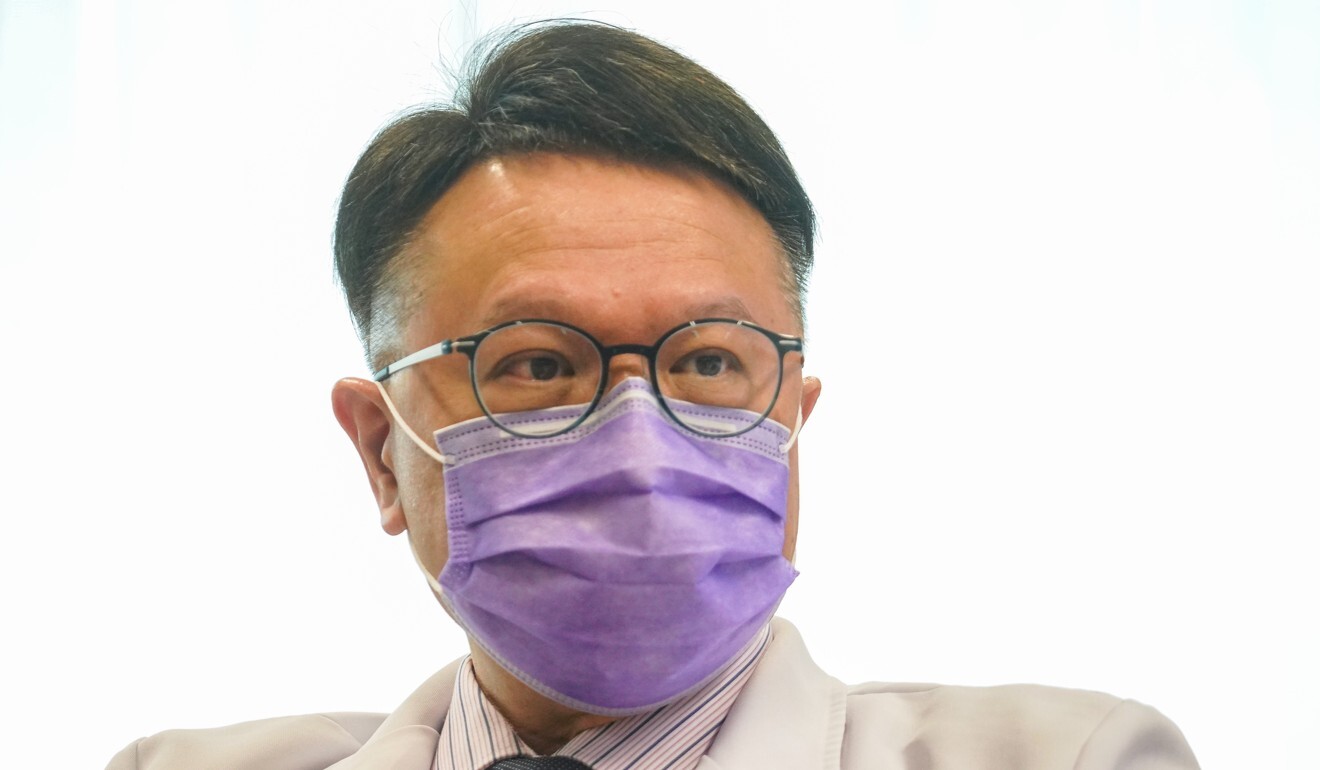 Professor David Hui says the relatively slow spread of the Mu variant . 04MAY21 SCMP/ Winson Wong