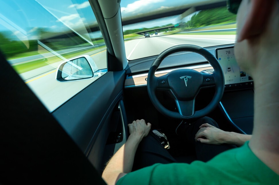 Tesla instructs drivers to keep their hands on the wheel when its Autopilot feature is engaged. The feature has been implicated in multiple accidents, drawing scrutiny in Washington. (Dreamstime/TNS)