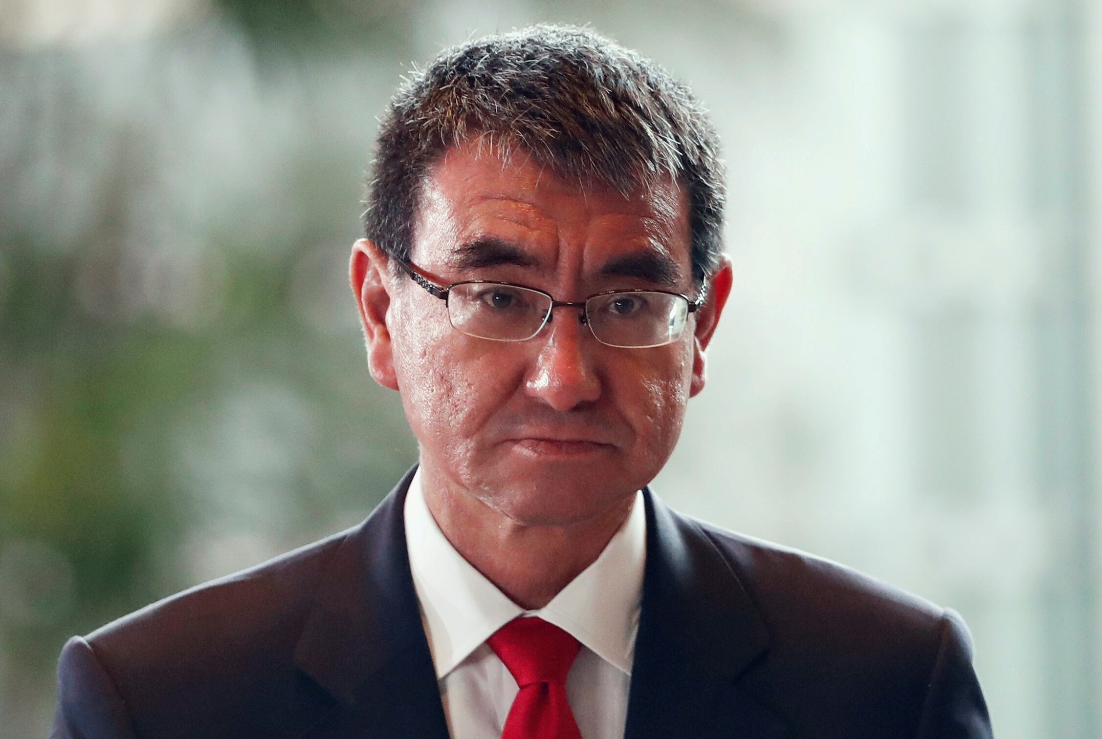 Taro Kono has emerged as the front runner to replace Japanese Prime Minister Yoshihide Suga. Photo: Reuters