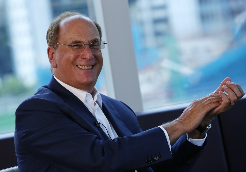 Larry Fink, BlackRock’s chairman and CEO, has said the Chinese market represents a “significant opportunity” for global investors. Photo: Jonathan Wong