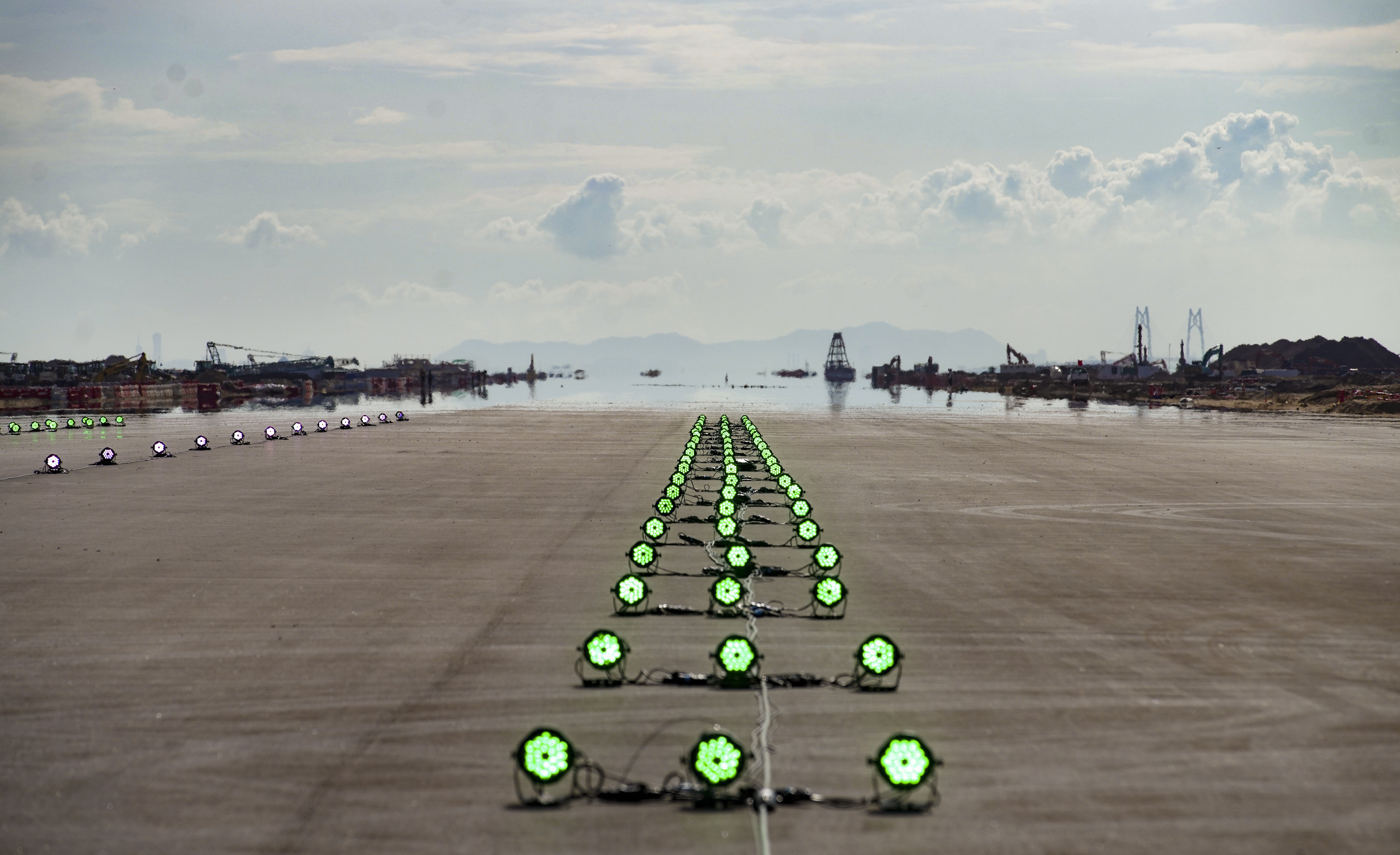 The third runway features some 14,000 ground lights to help guide pilots. Photo: Winson Wong