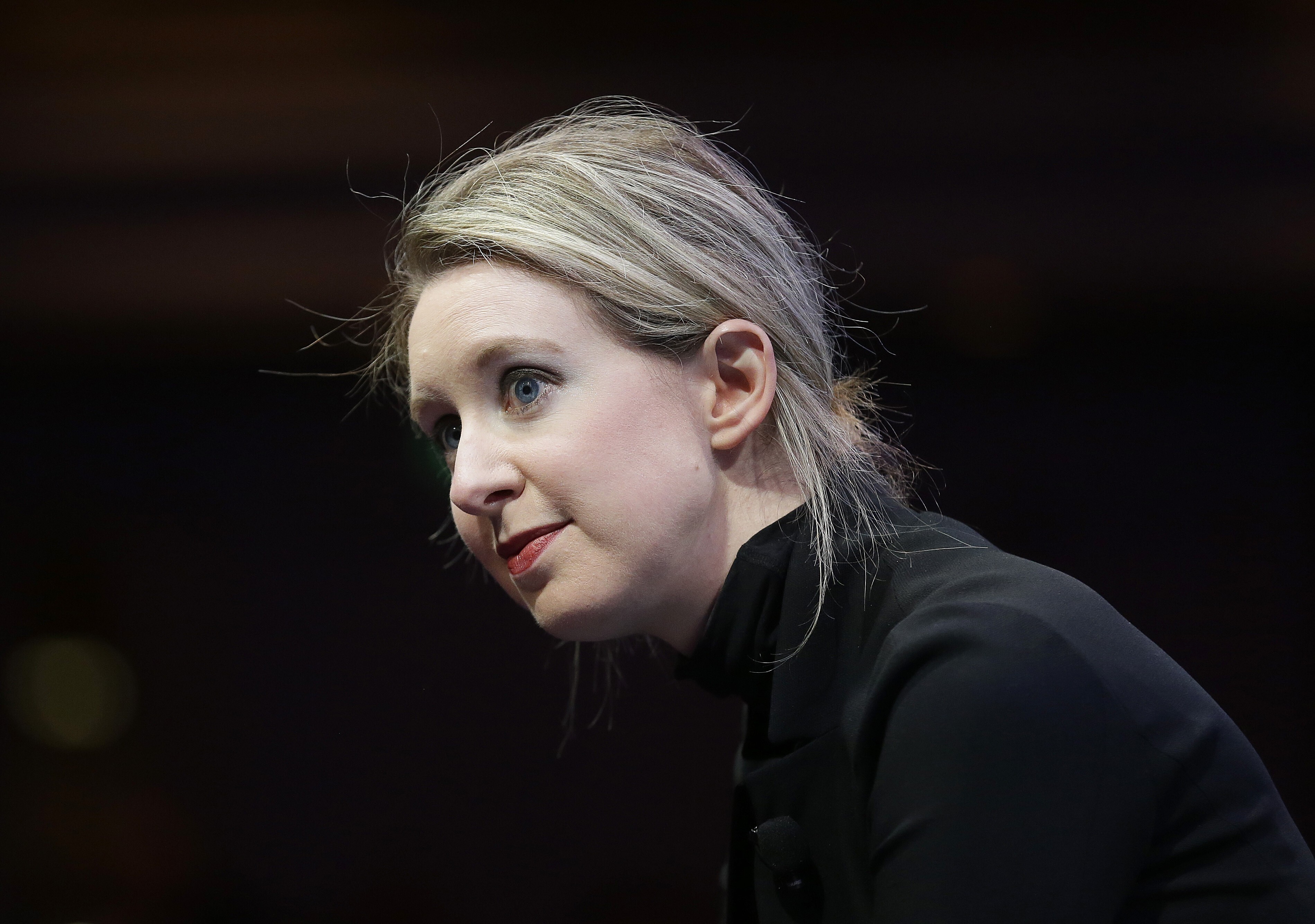 Elizabeth Holmes, founder and CEO of Theranos, in 2015. File photo: AP