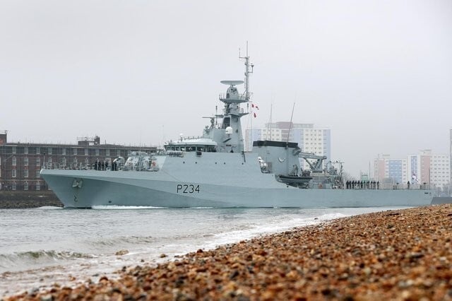 HMS Spey will leave Portsmouth on a deployment to the Pacific. Photo: Royal Navy
