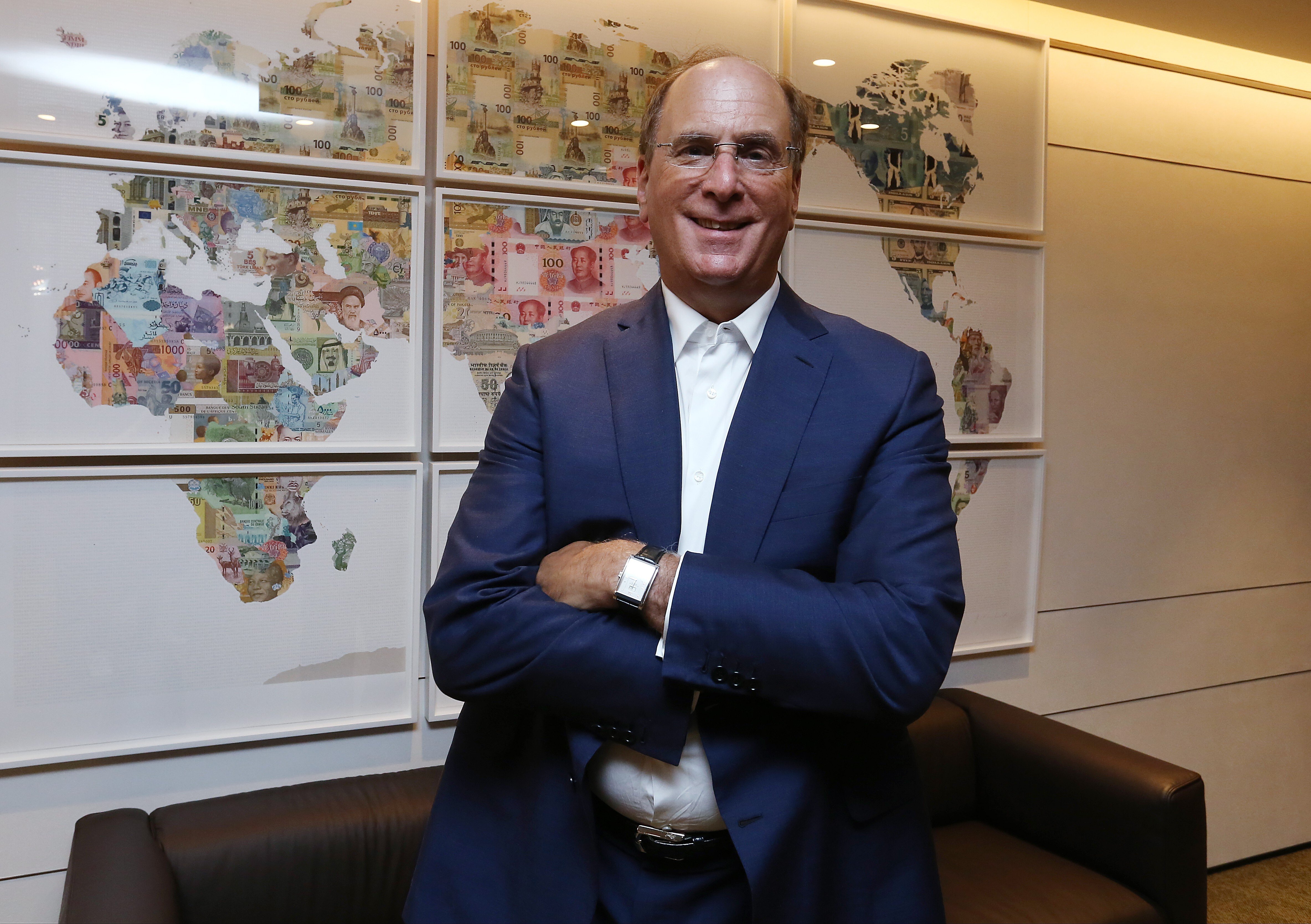 Larry Fink, chairman and CEO of BlackRock. Fink says the asset manager is committed to helping more people in China meet their long-term goals, such as retirement. Photo: Jonathan Wong