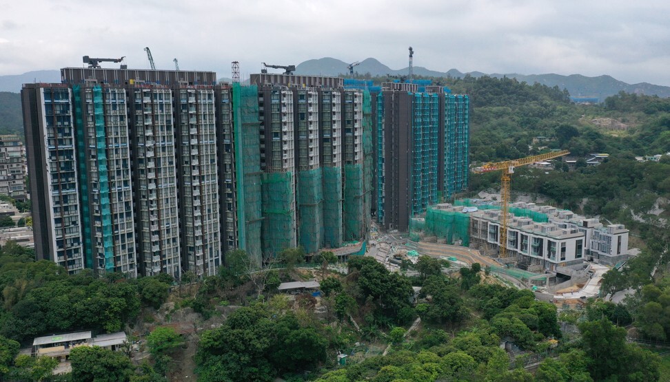 China Evergrande Group's first residential property project Emerald Bay under construction in Hong Kong’s Tuen Mun on 13 May 2020. Photo: May Tse.