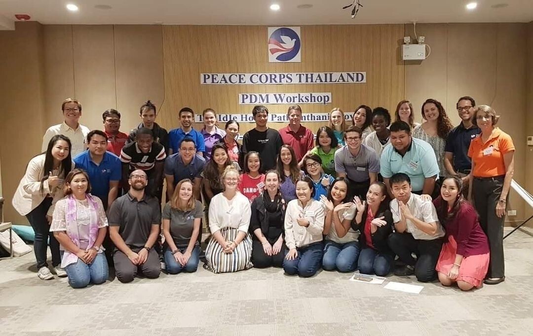 Peace Corps Thailand volunteers pose for a photograph in 2019. The humanitarian group has had a presence in Asean member states for years, but never before Vietnam. Photo: Instagram / peacecorps.thailand