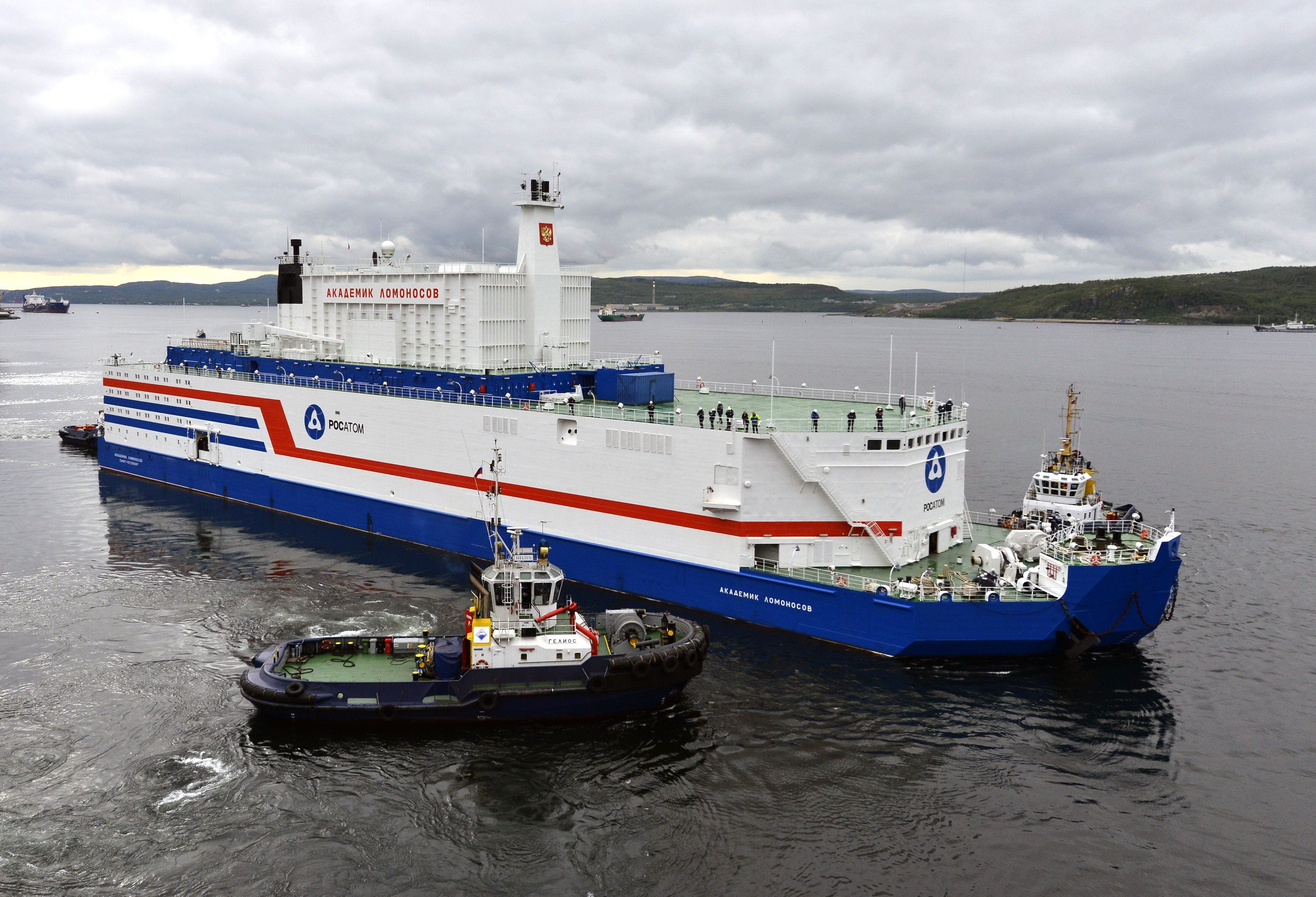 Russia’s Akademik Lomonosov is the country’s first floating nuclear plant. Photo: Rosatom