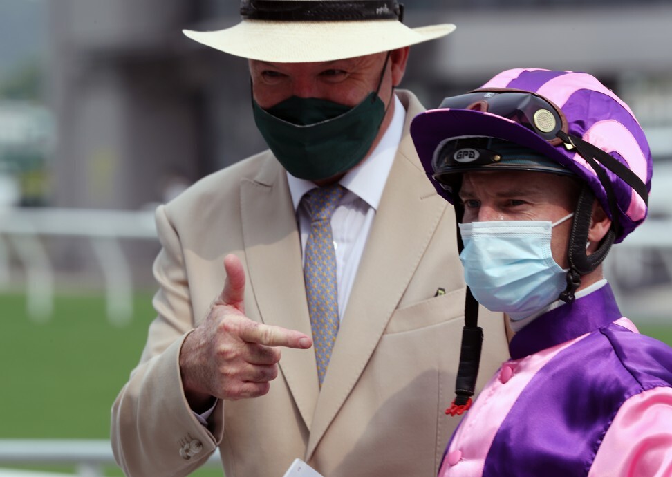 Trainer David Hayes and jockey Zac Purton.