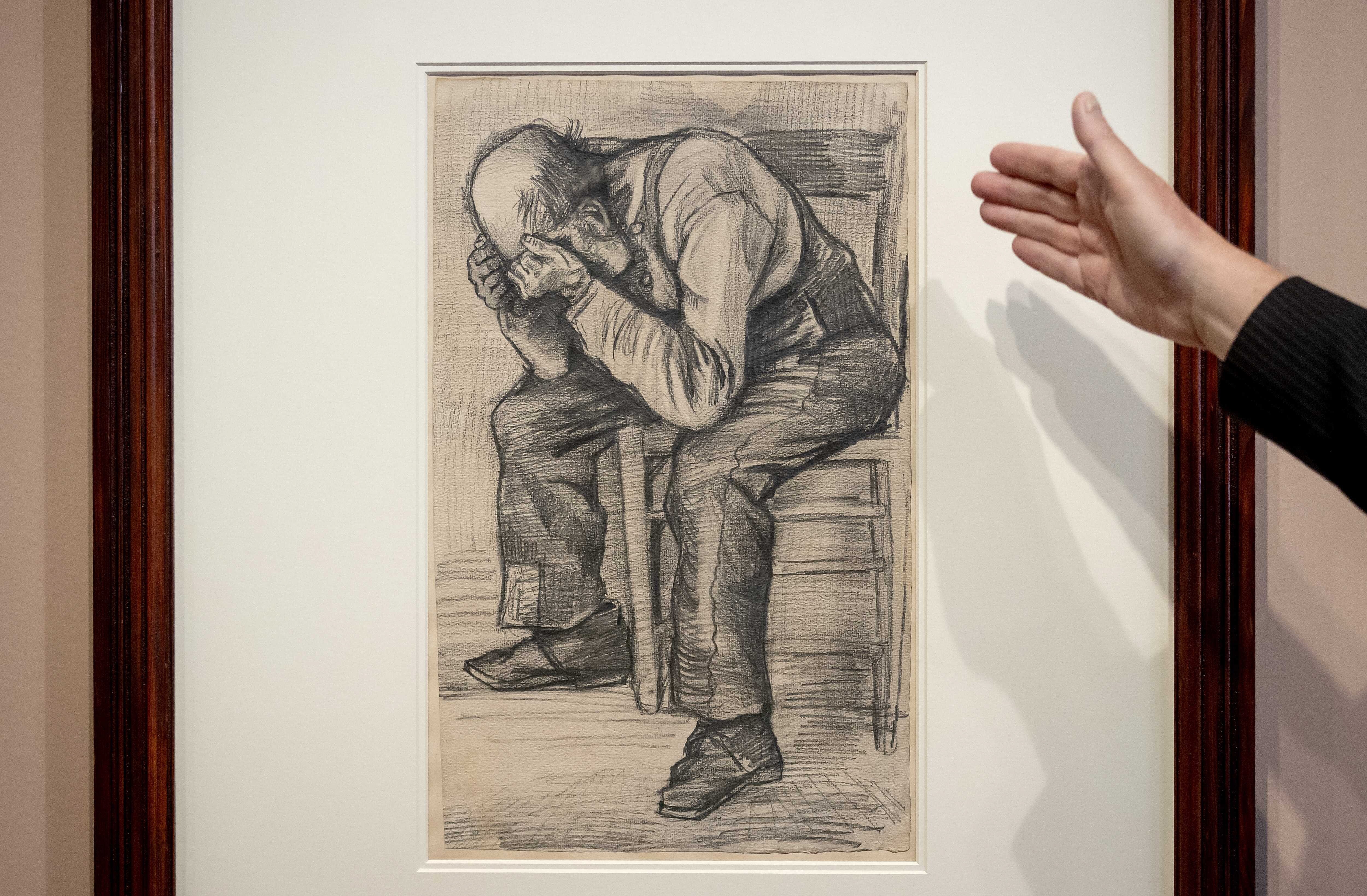 New Van Gogh drawing of old man discovered | South China
