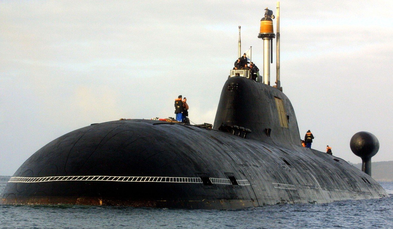 India has for many years leased Russian submarines, such as this Akula-class vessel. Photo: AFP